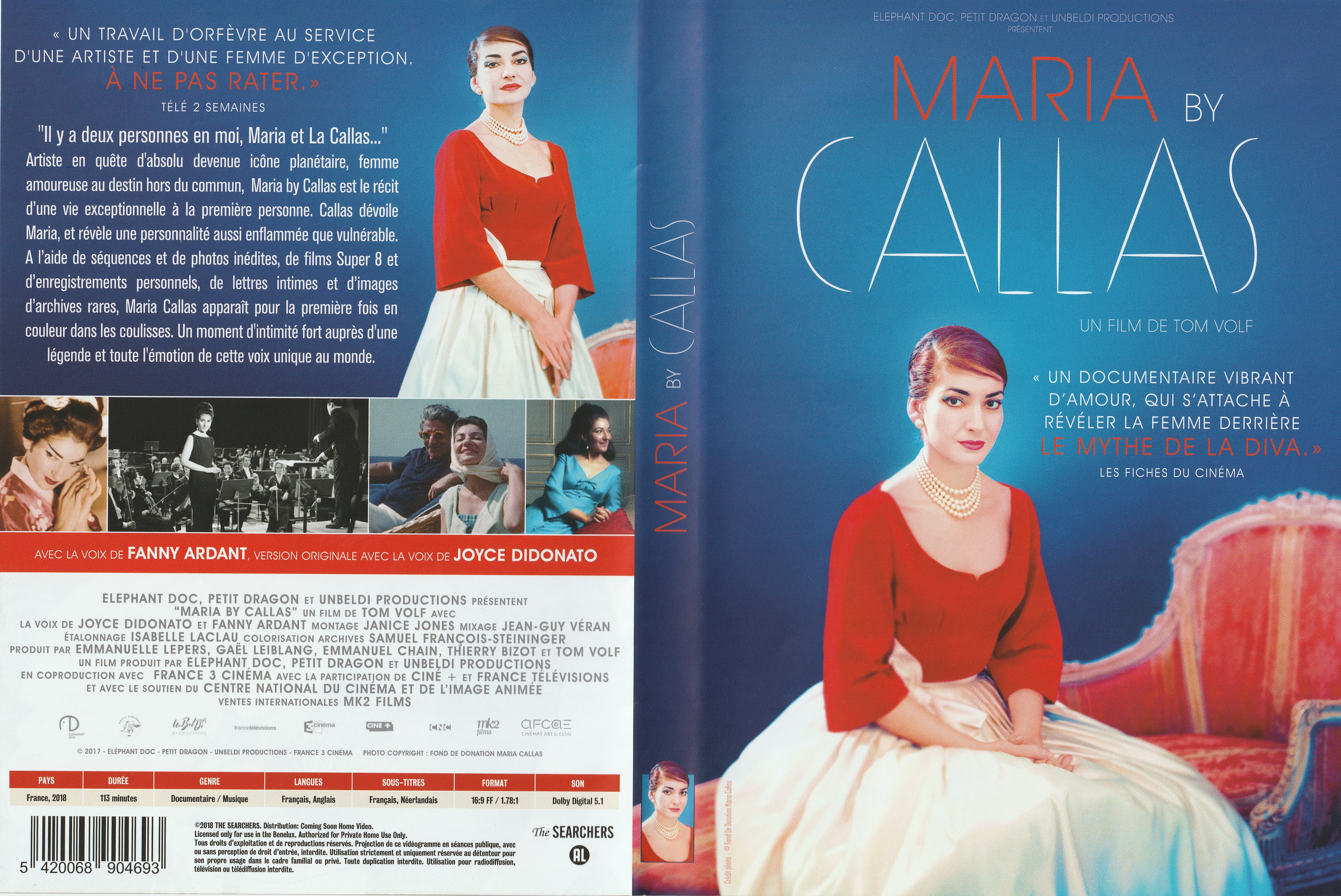 Jaquette DVD Maria by Callas
