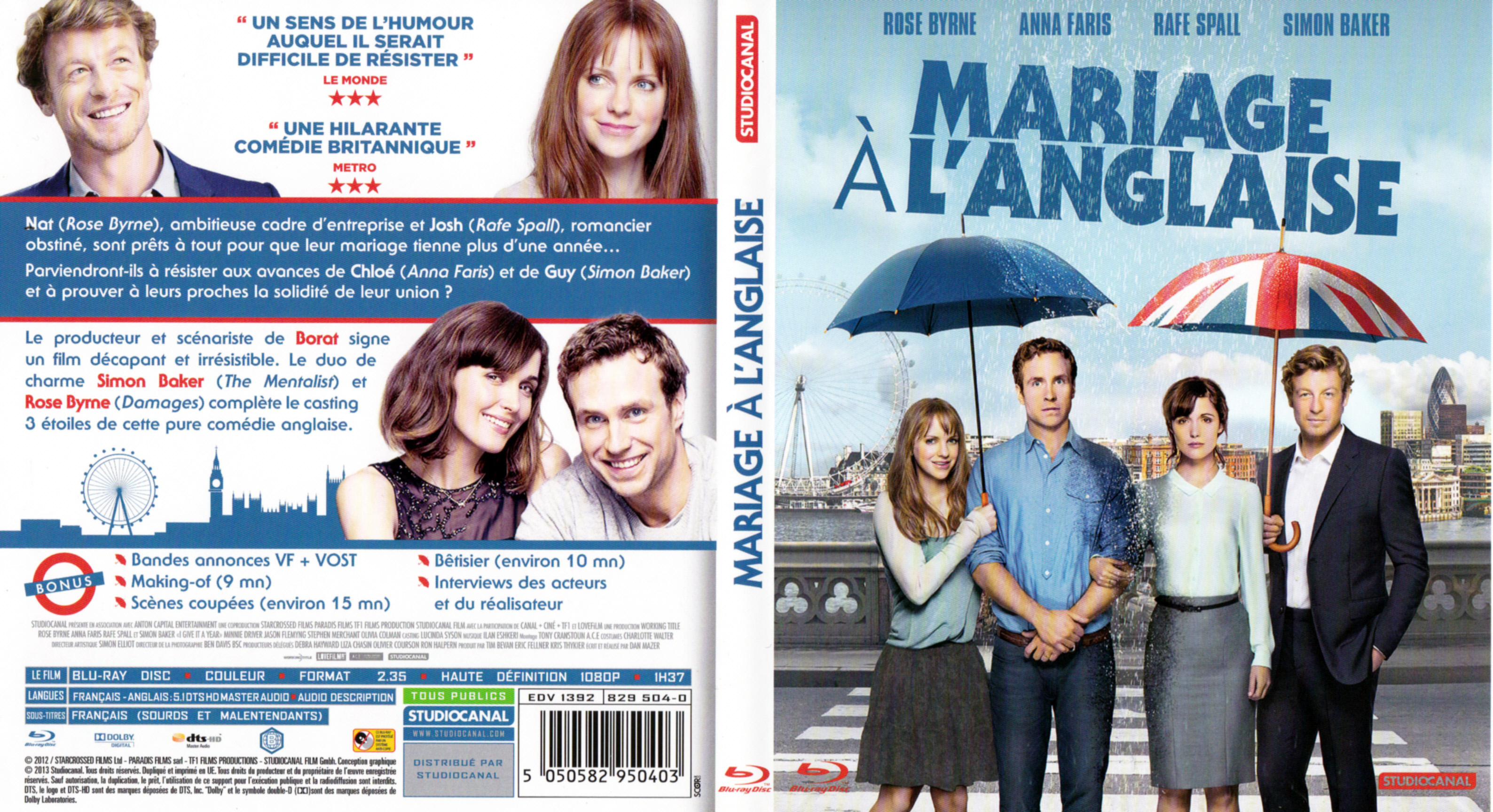 Jaquette DVD Mariage  l