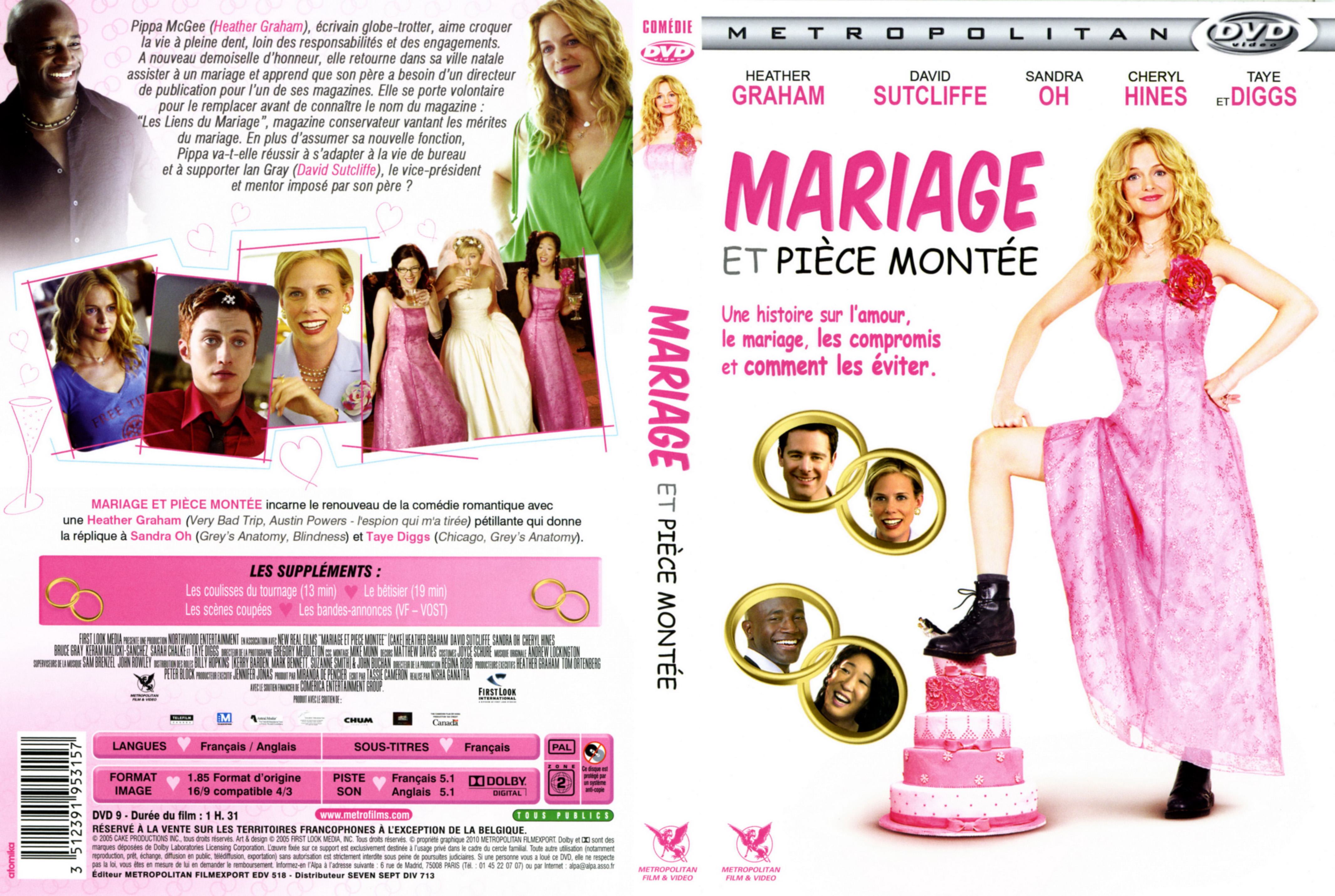 Jaquette DVD Mariage et pice monte