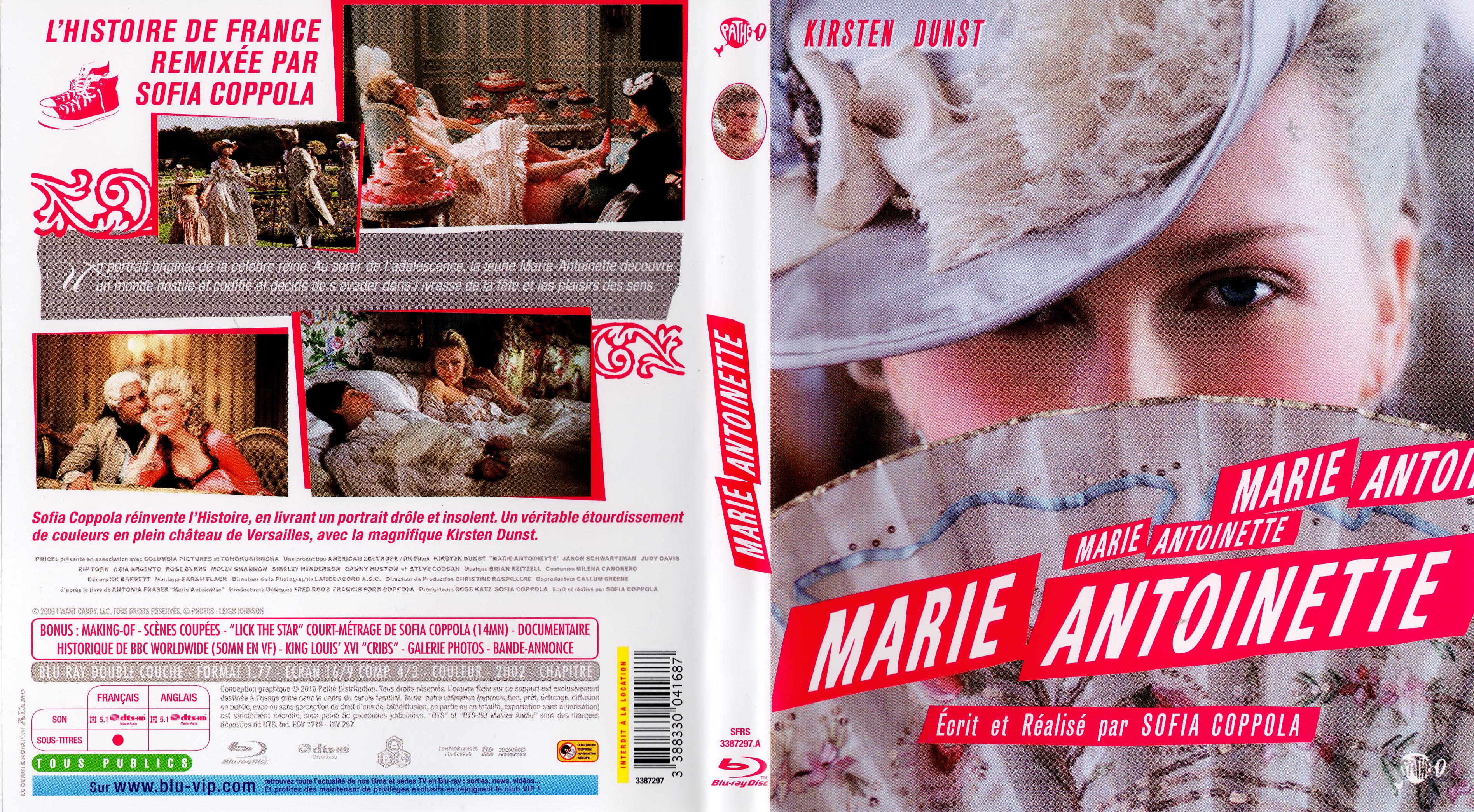 Jaquette DVD Marie-Antoinette (BLU-RAY)