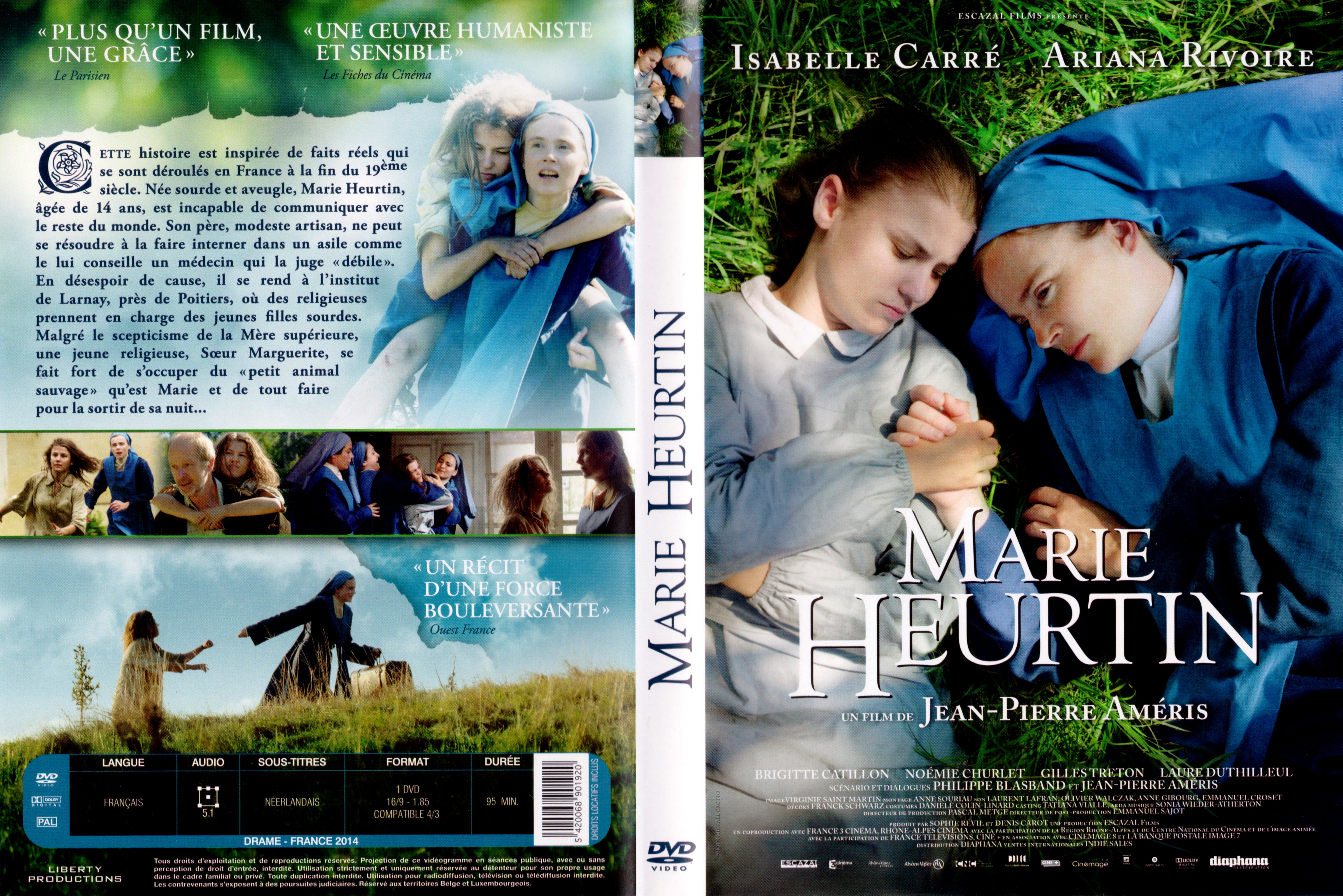 Jaquette DVD Marie Heurtin v2