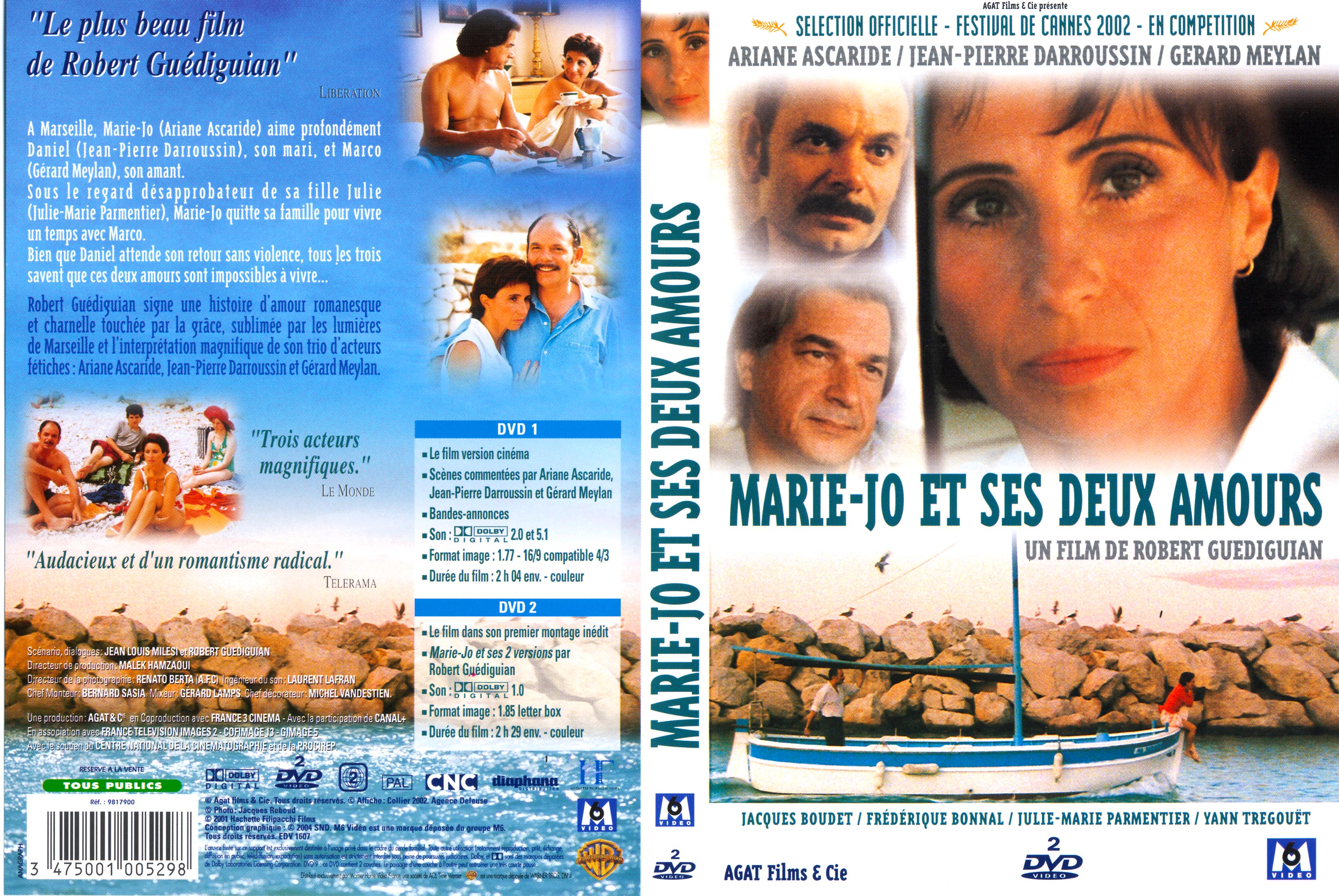 Jaquette DVD Marie-Jo et ses deux amours