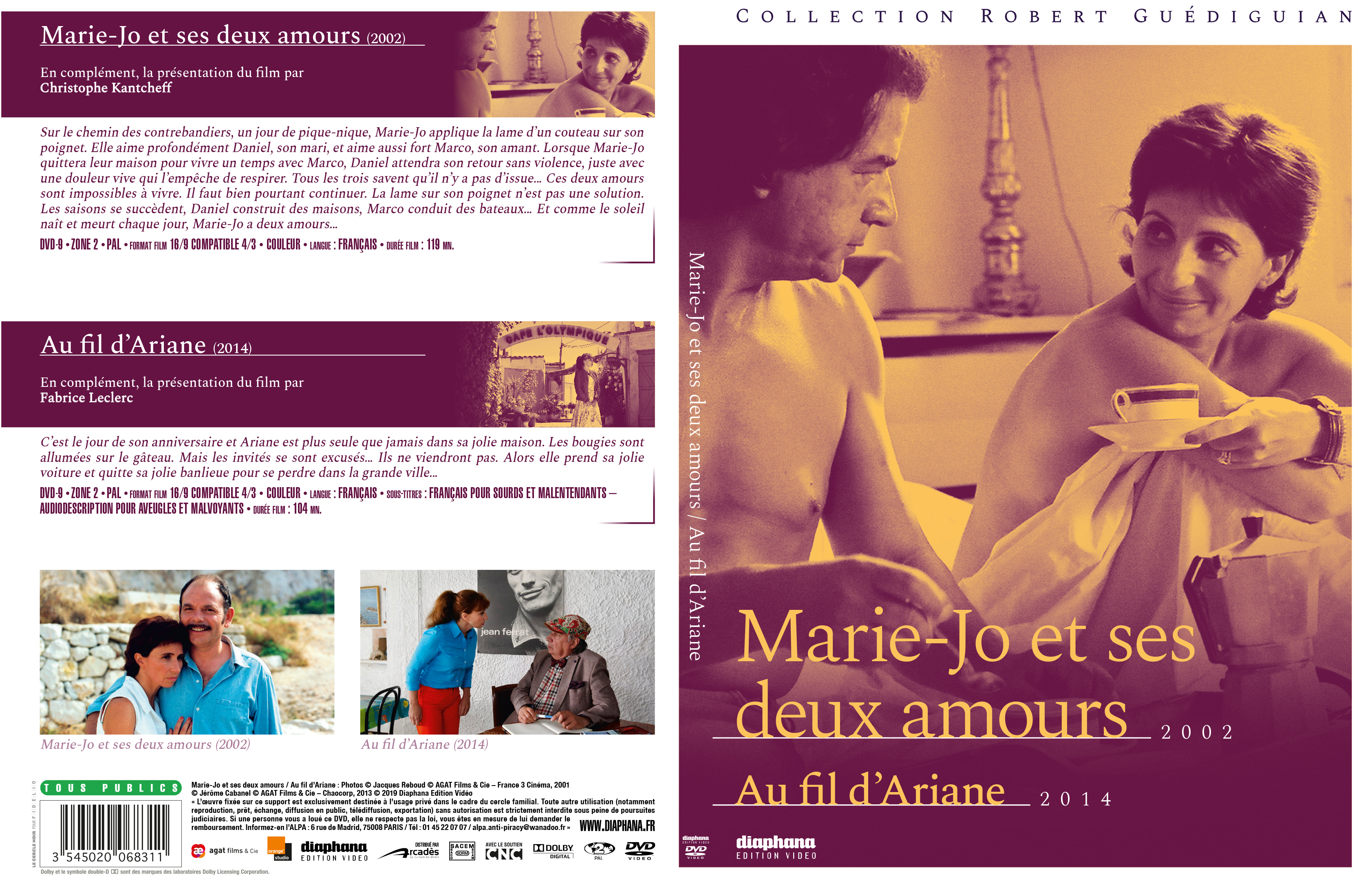 Jaquette DVD Marie-Jo et ses deux amours v2