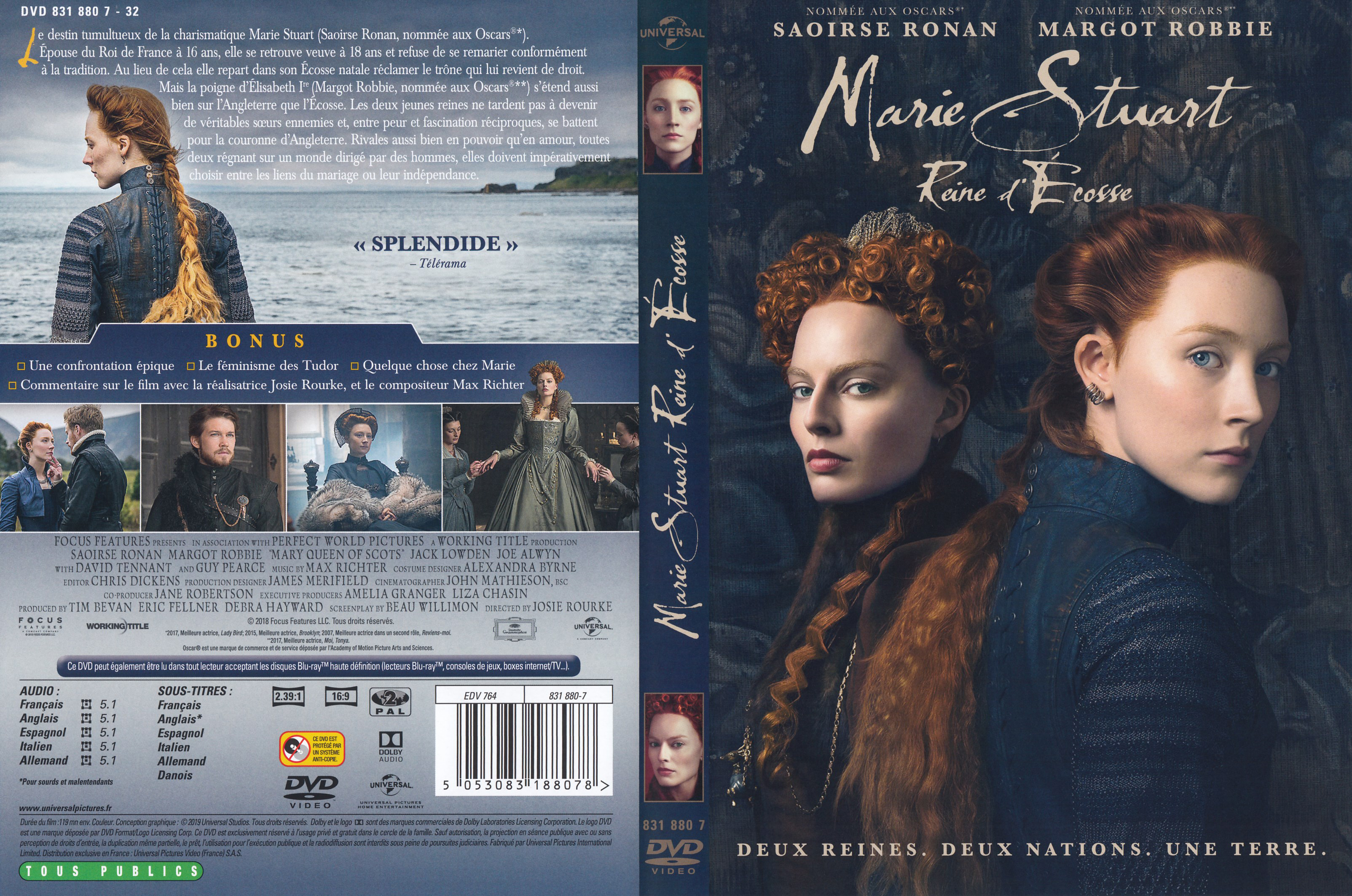 Jaquette DVD Marie Stuart reine d