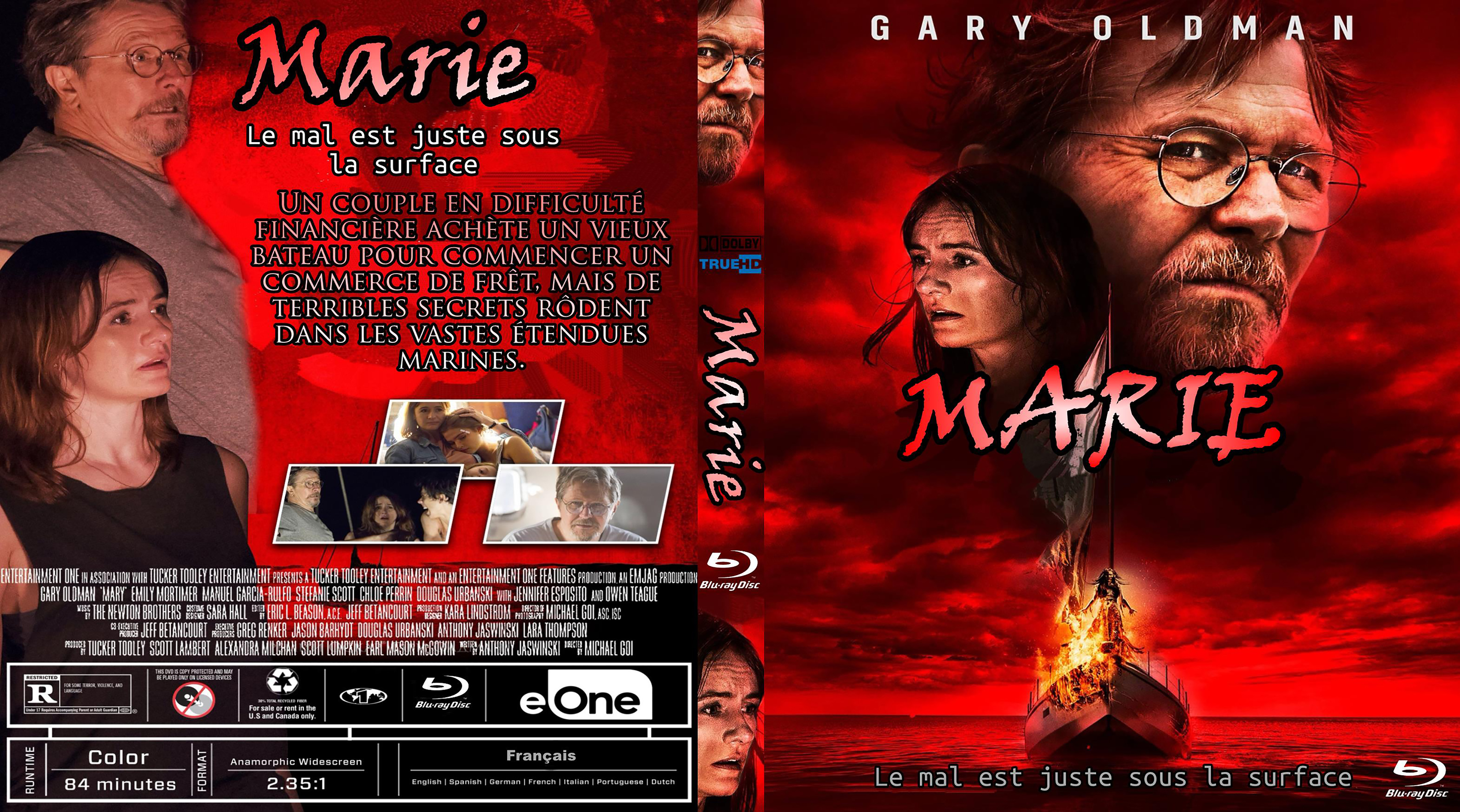Jaquette DVD Marie custom (BLU-RAY)