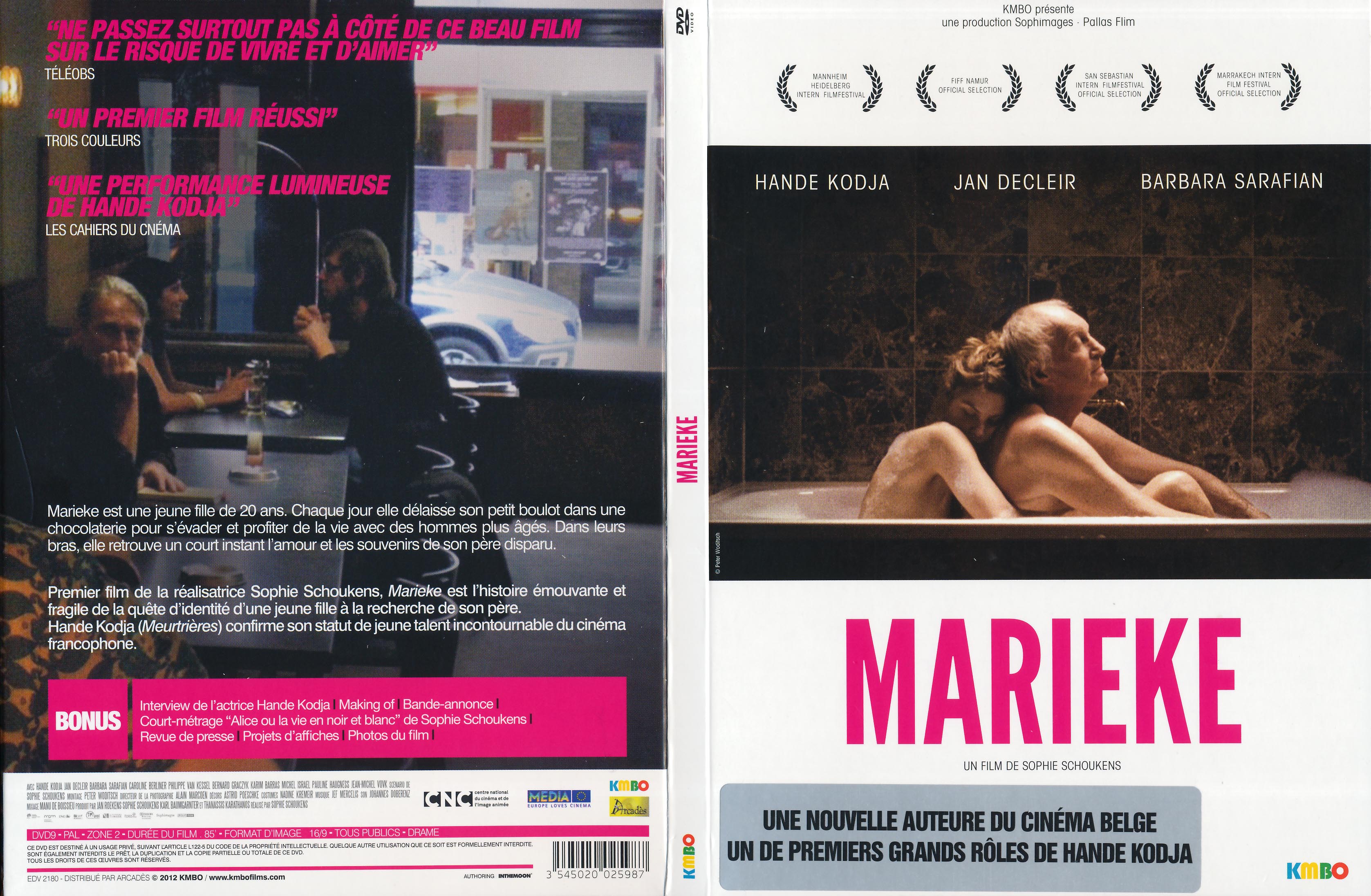 Jaquette DVD Marieke