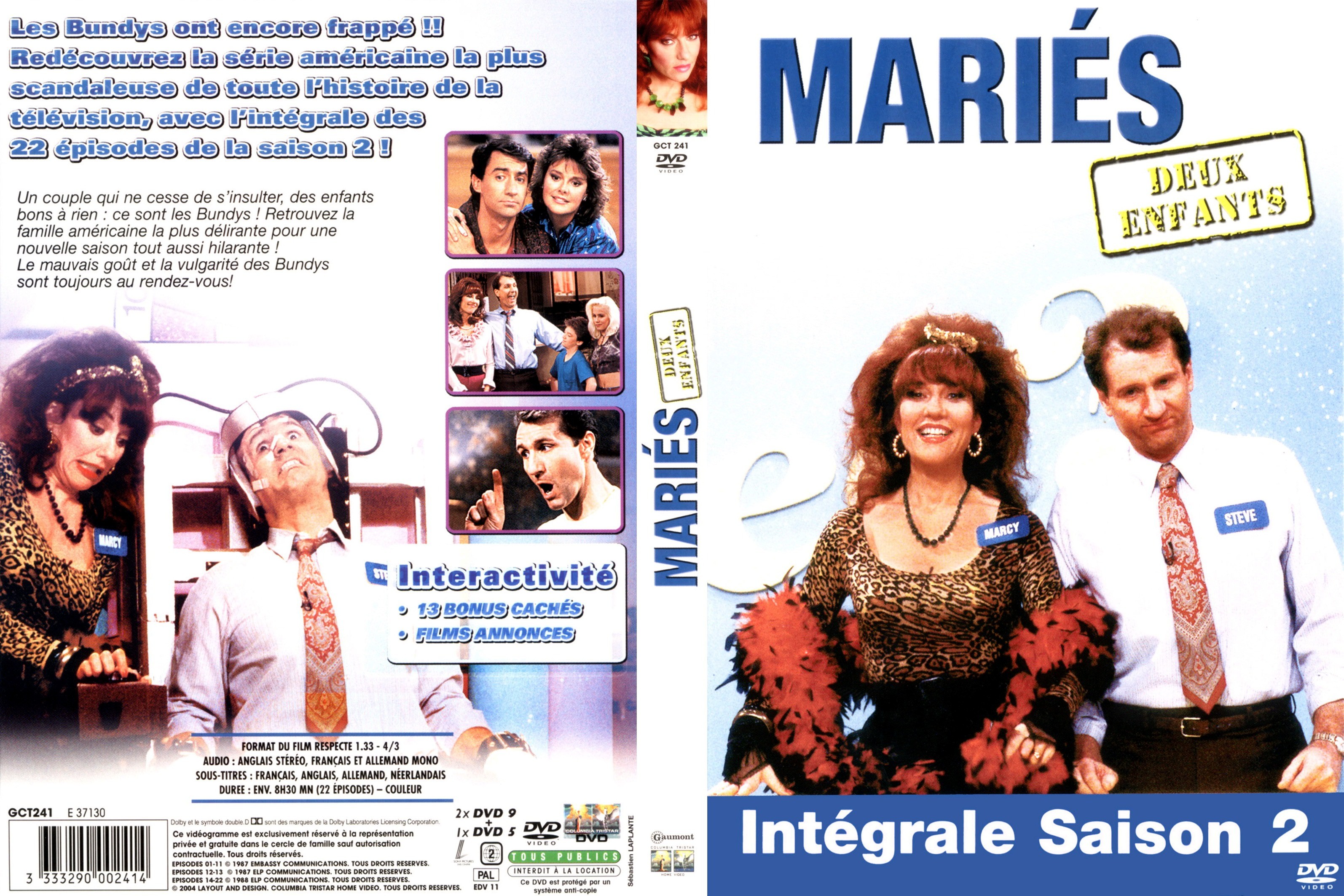 Jaquette DVD Maris deux enfants saison 2