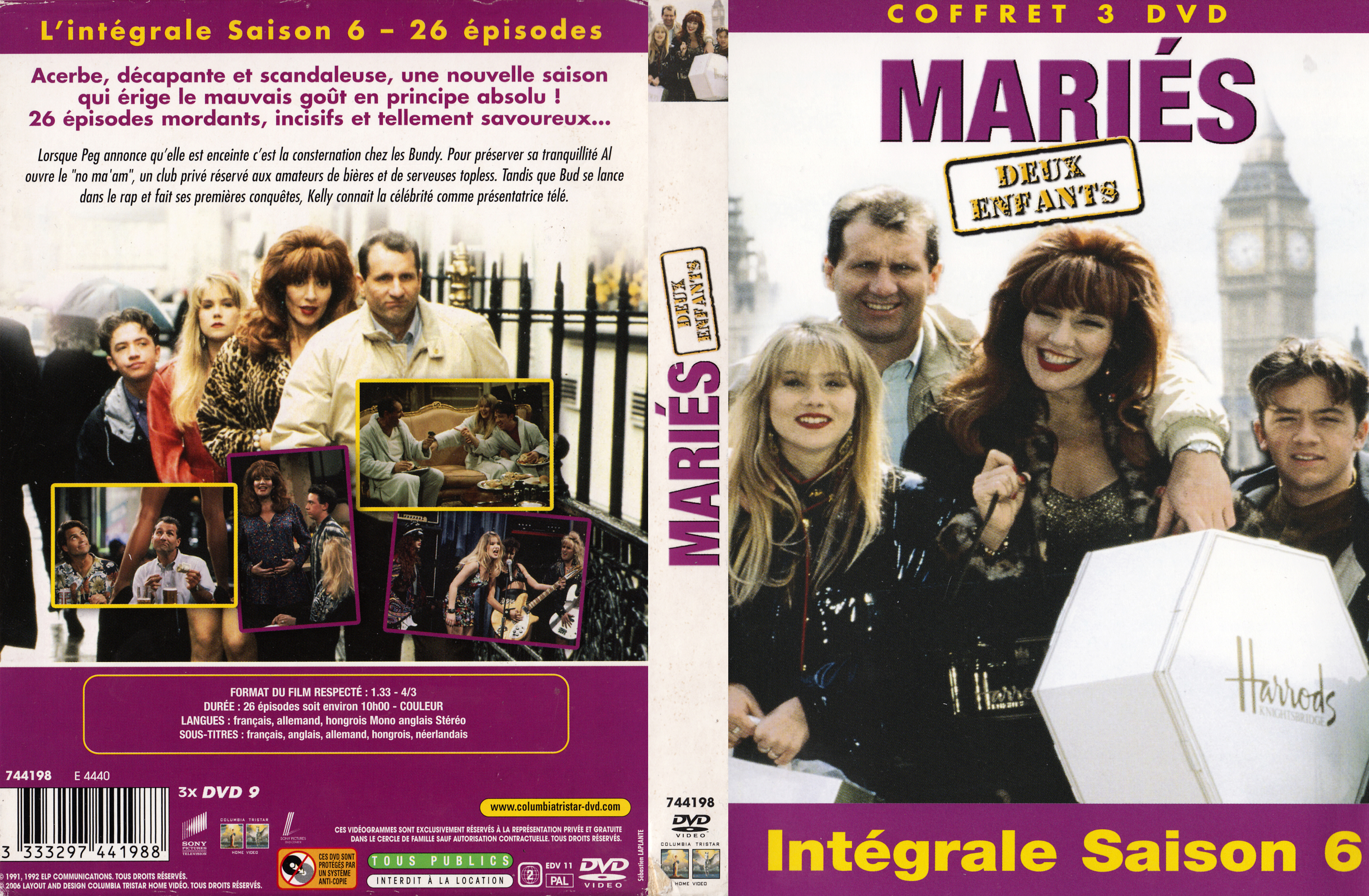 Jaquette DVD Maris deux enfants saison 6