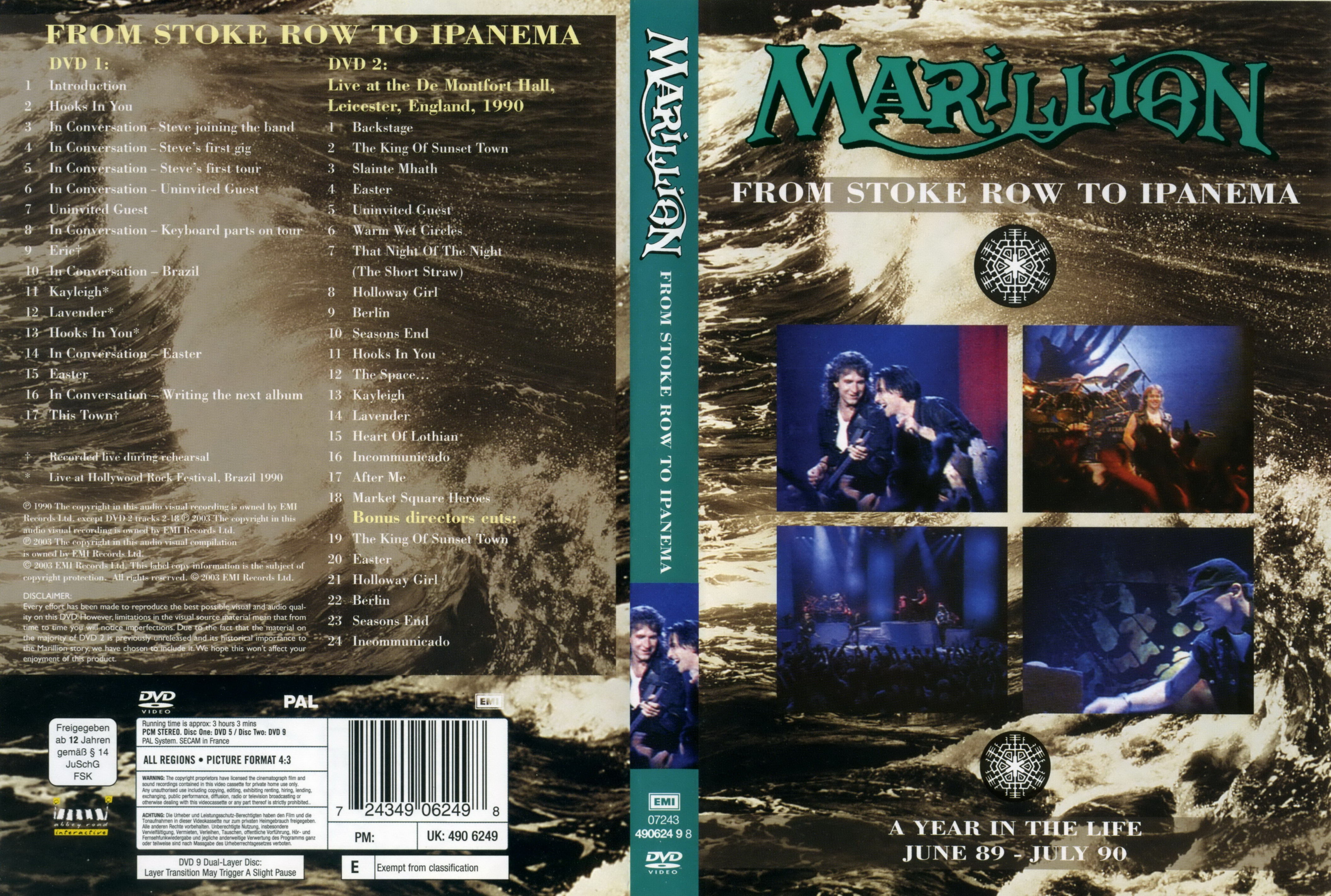 Jaquette DVD Marillion From stoke row to ipanema