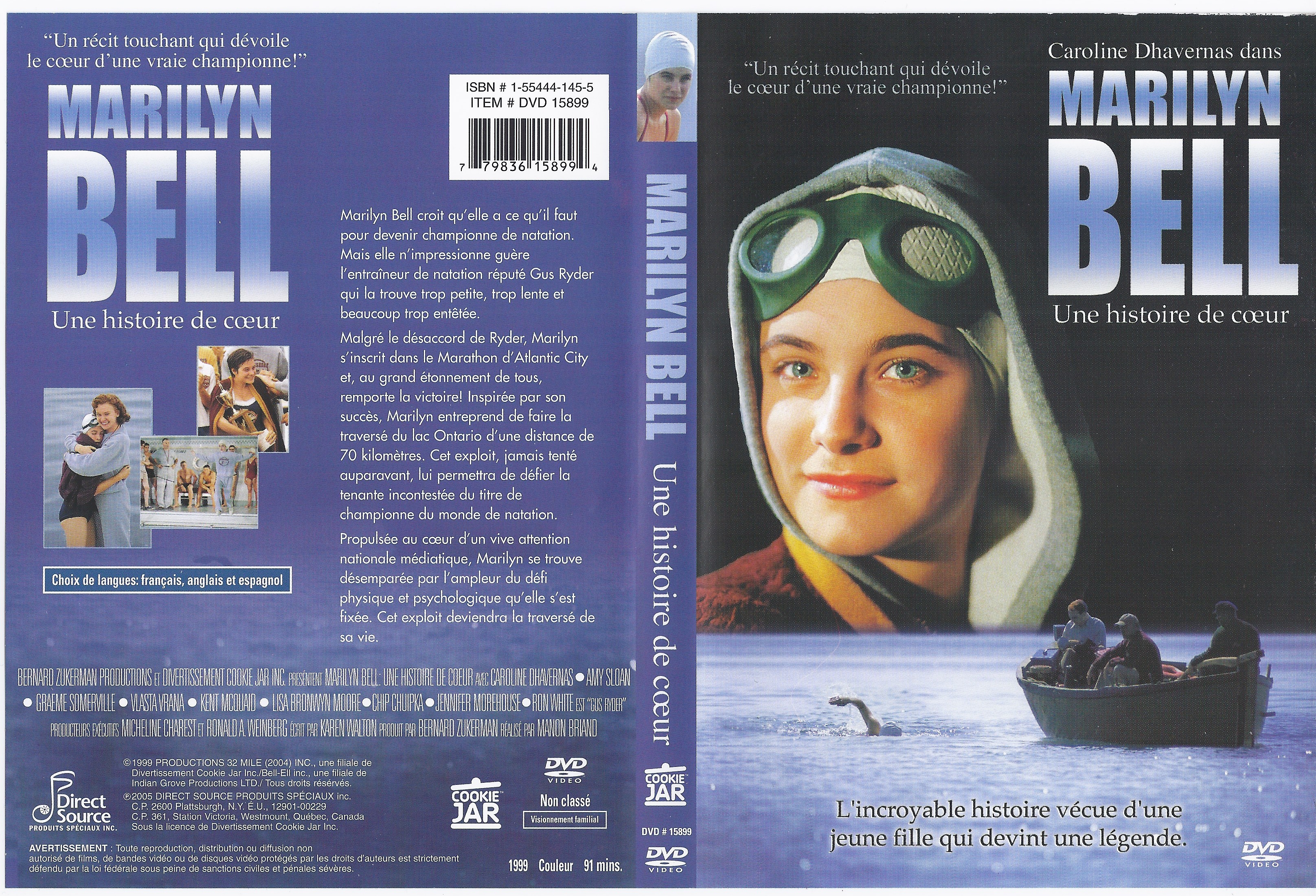 Jaquette DVD Marilyn Bell