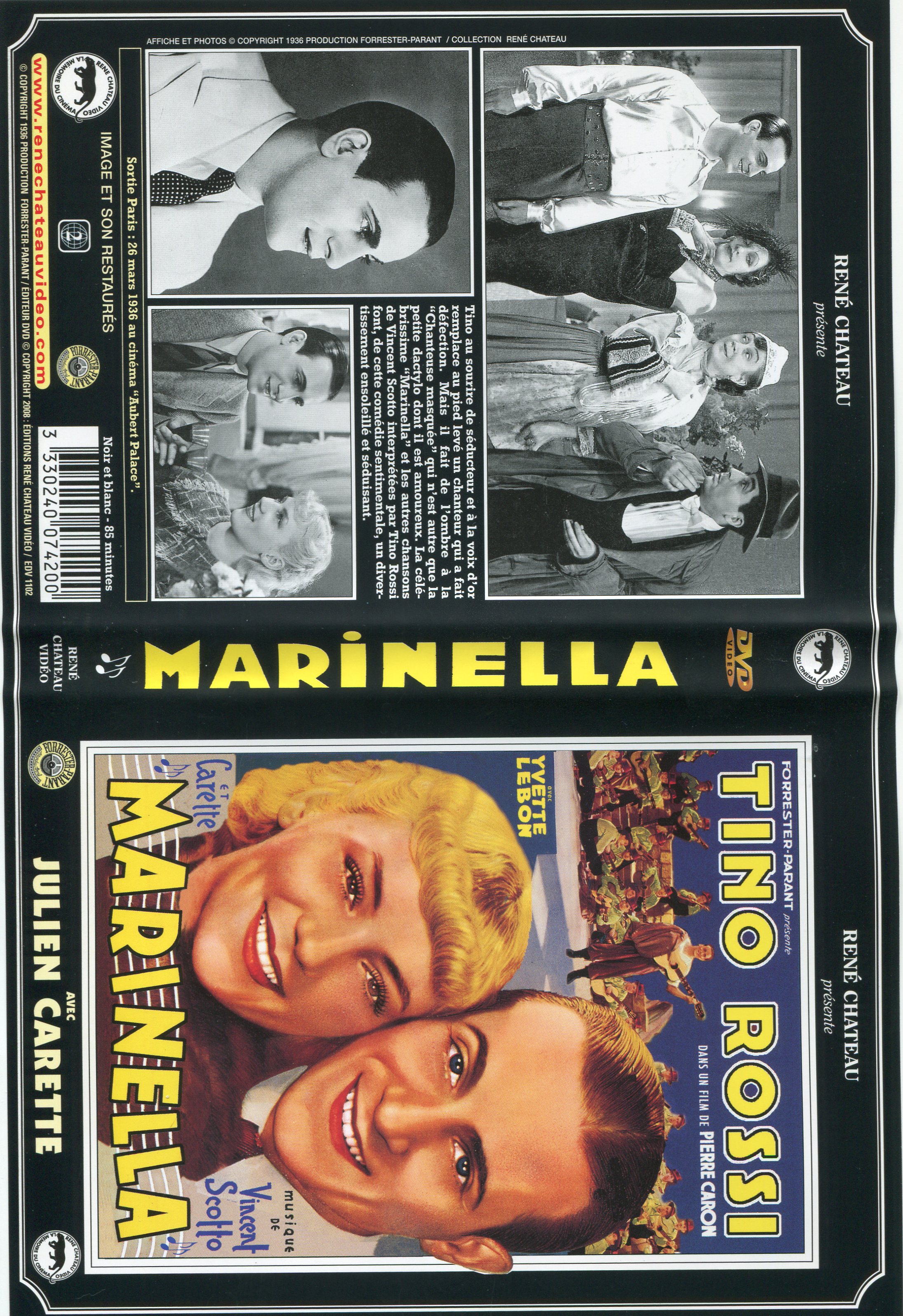 Jaquette DVD Marinella