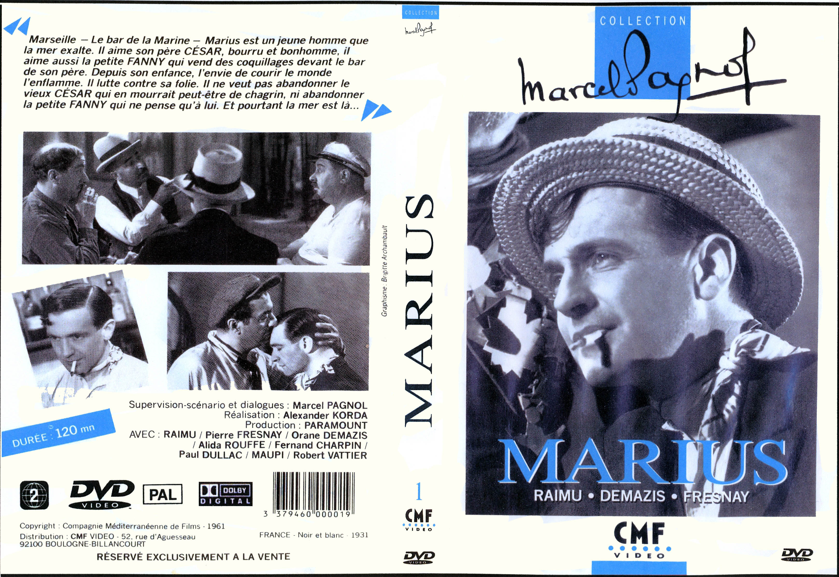 Jaquette DVD Marius
