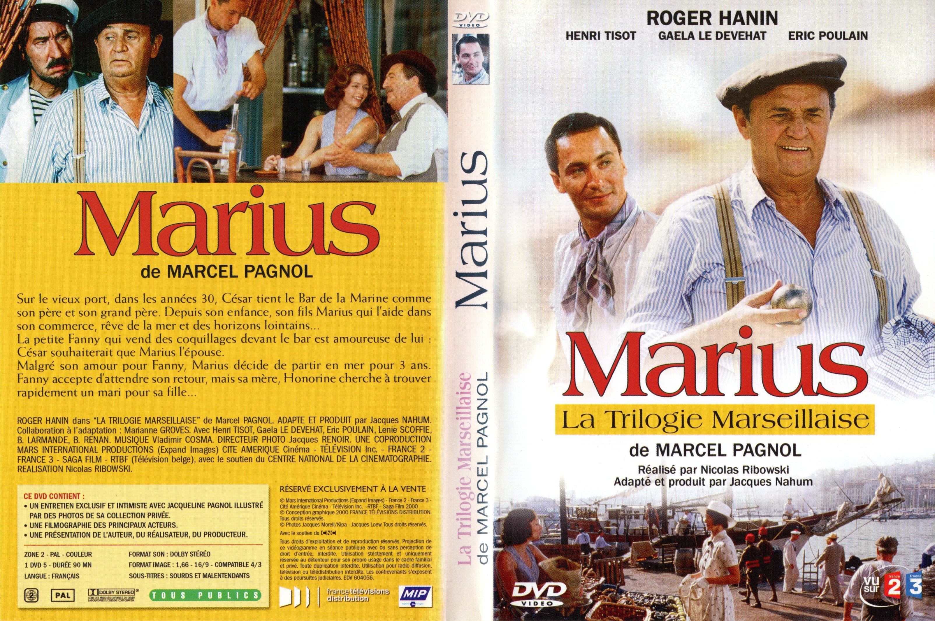 Jaquette DVD Marius (1999)