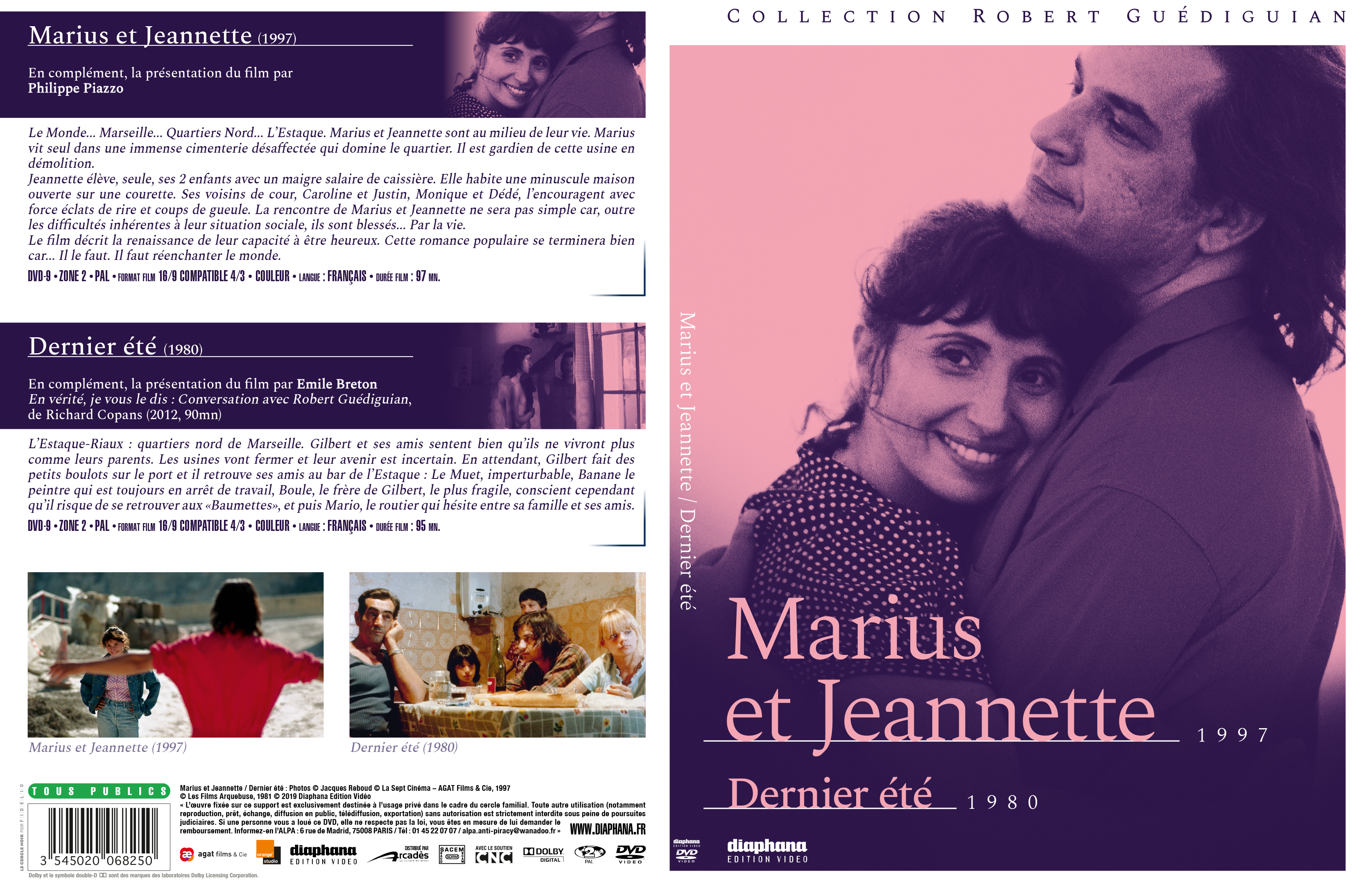 Jaquette DVD Marius et Jeannette v2