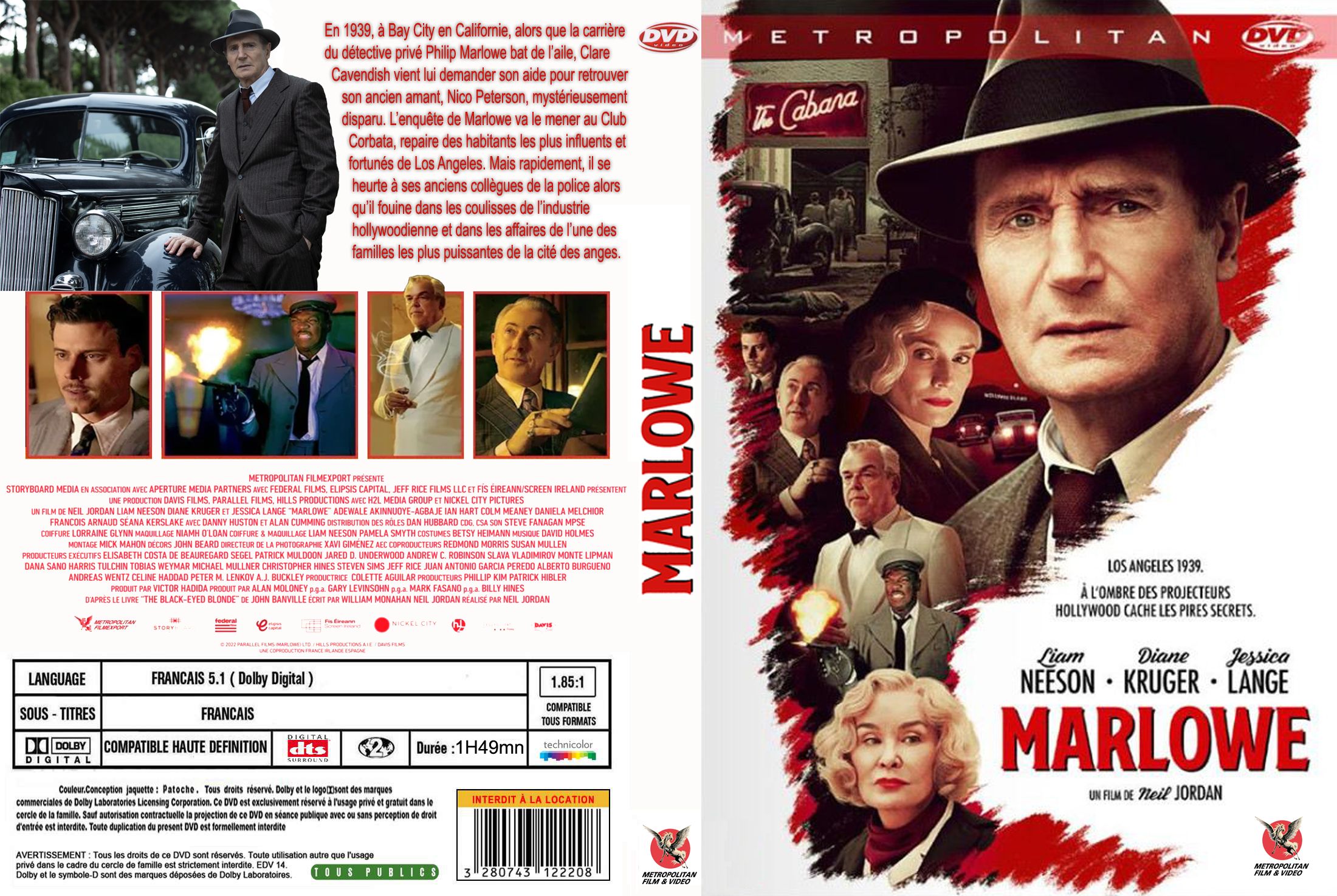 Jaquette DVD Marlowe custom