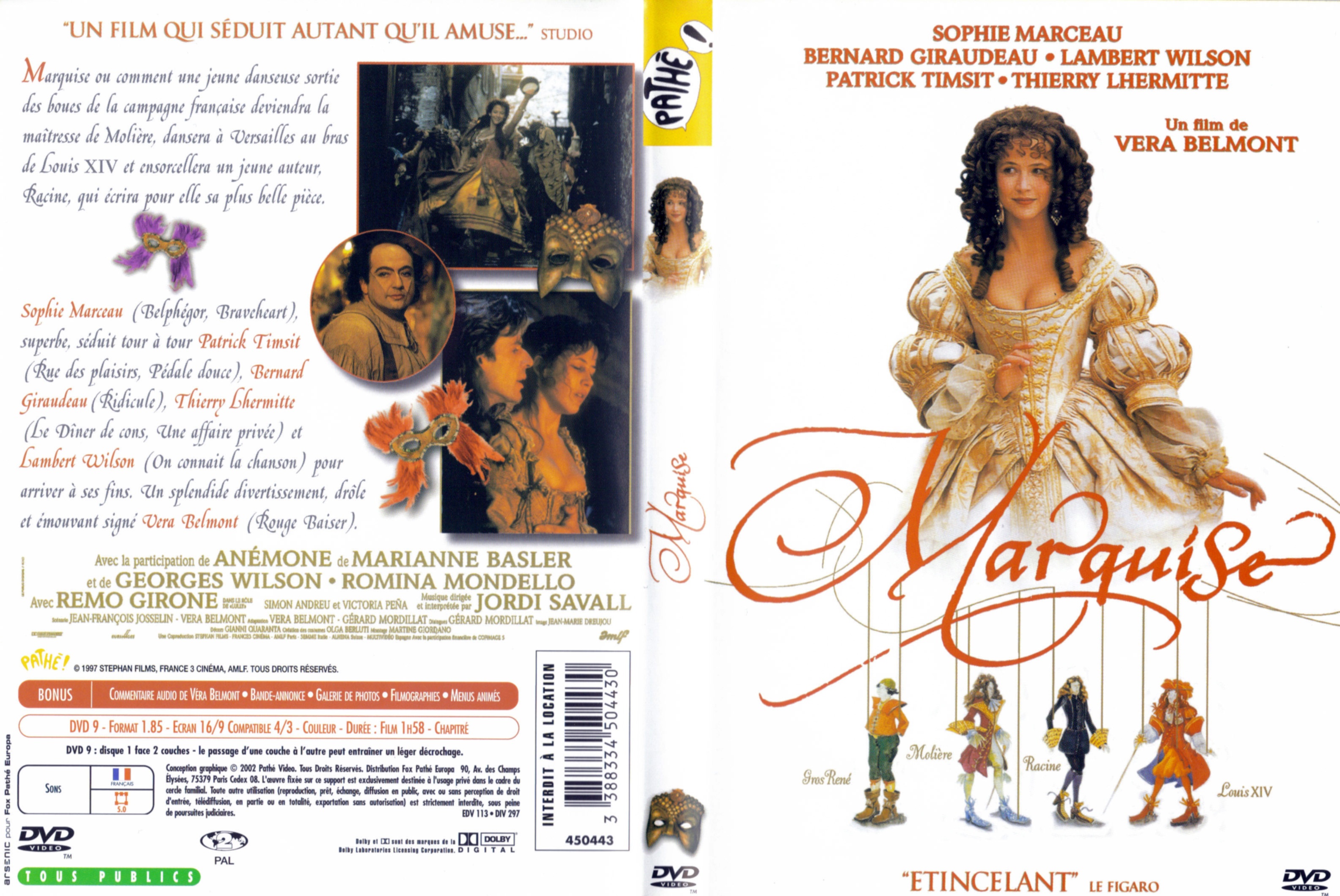 Jaquette DVD Marquise
