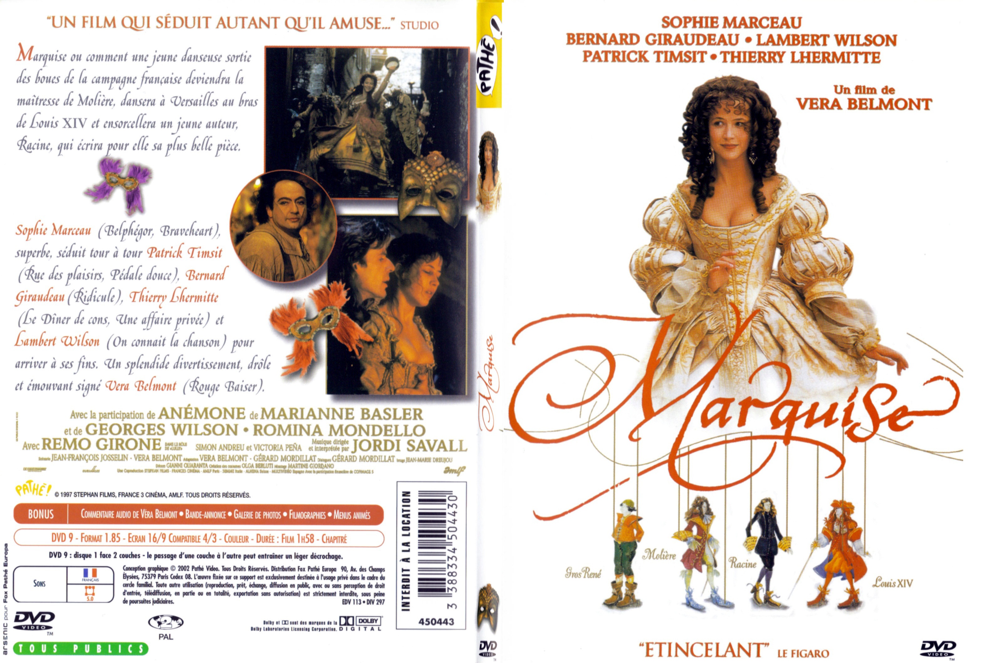 Jaquette DVD Marquise - SLIM