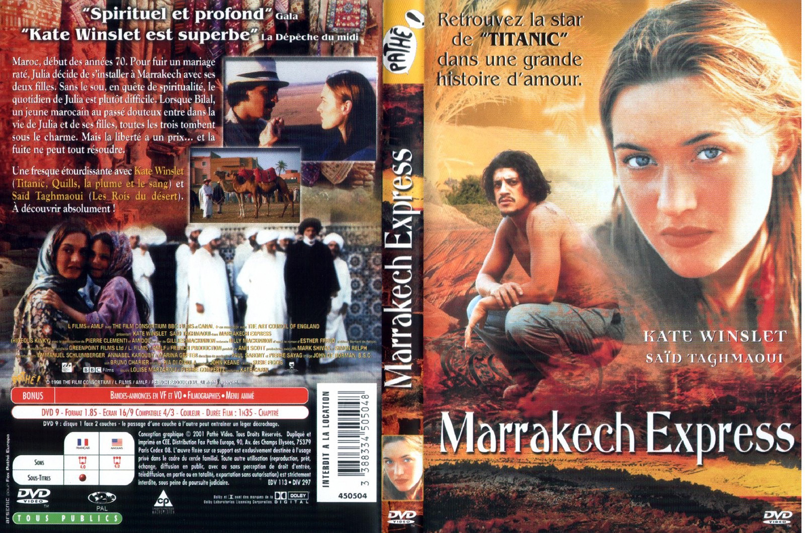 Jaquette DVD Marrakech Express