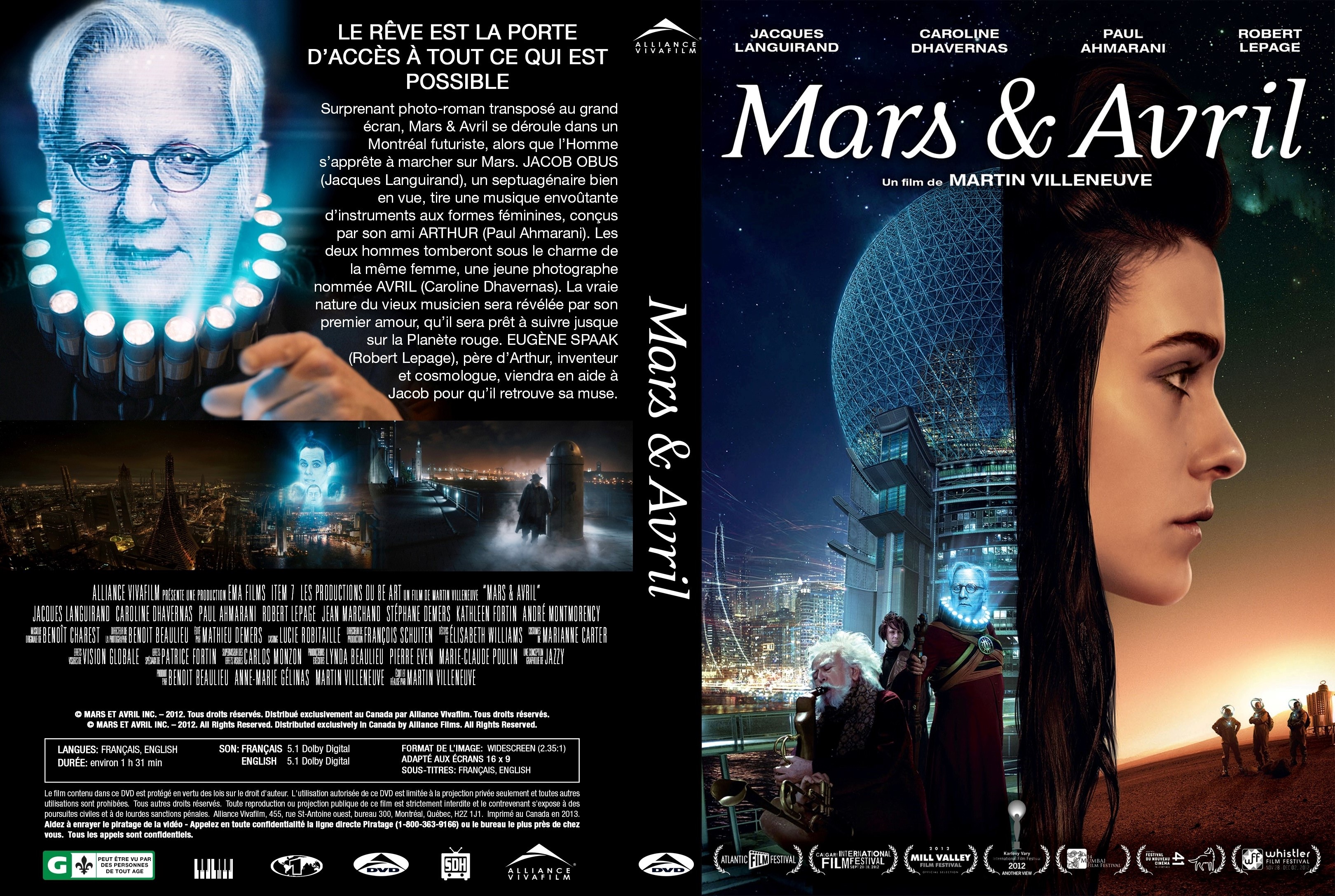 Jaquette DVD Mars & Avril custom (Canadienne)