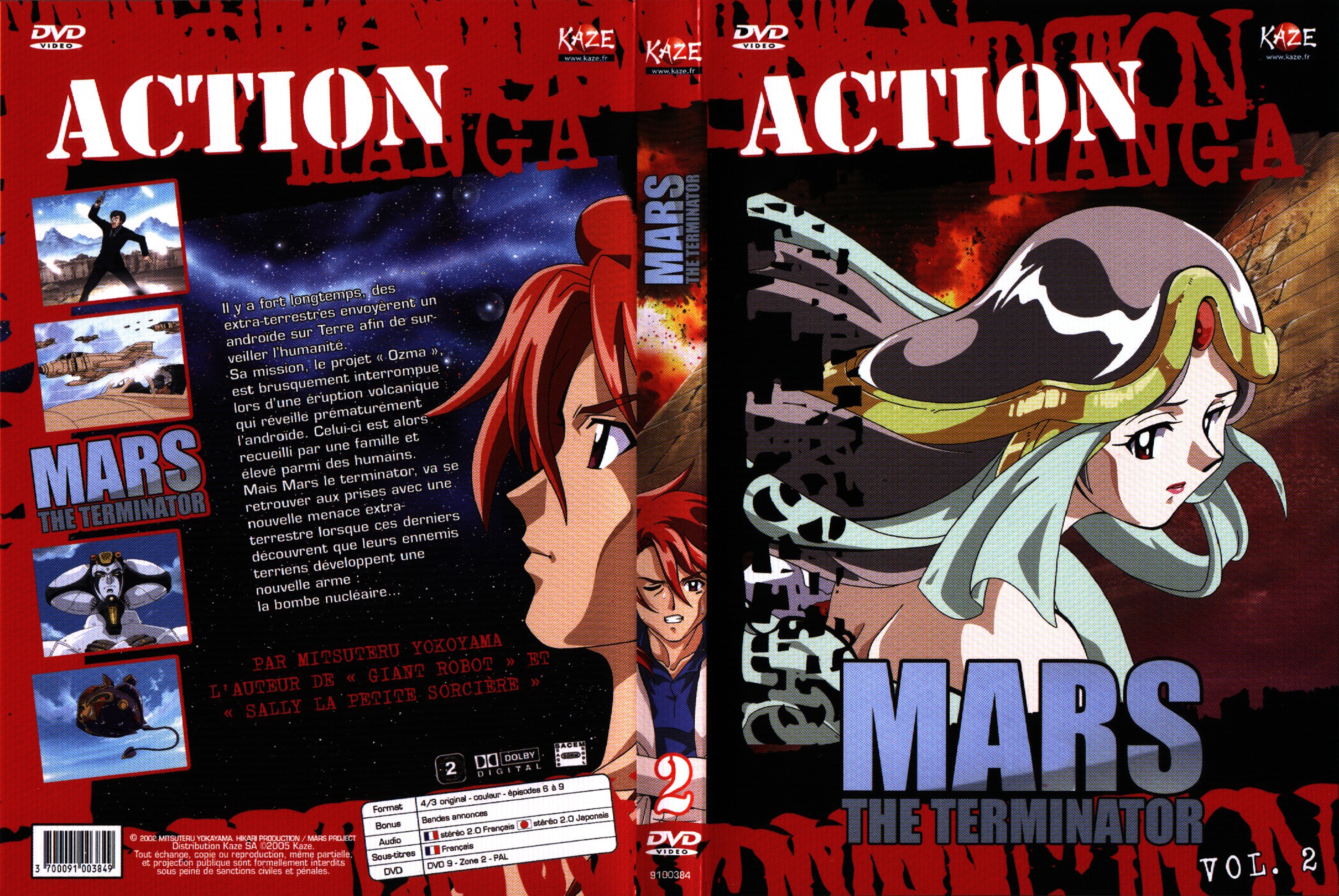 Jaquette DVD Mars the terminator vol 2