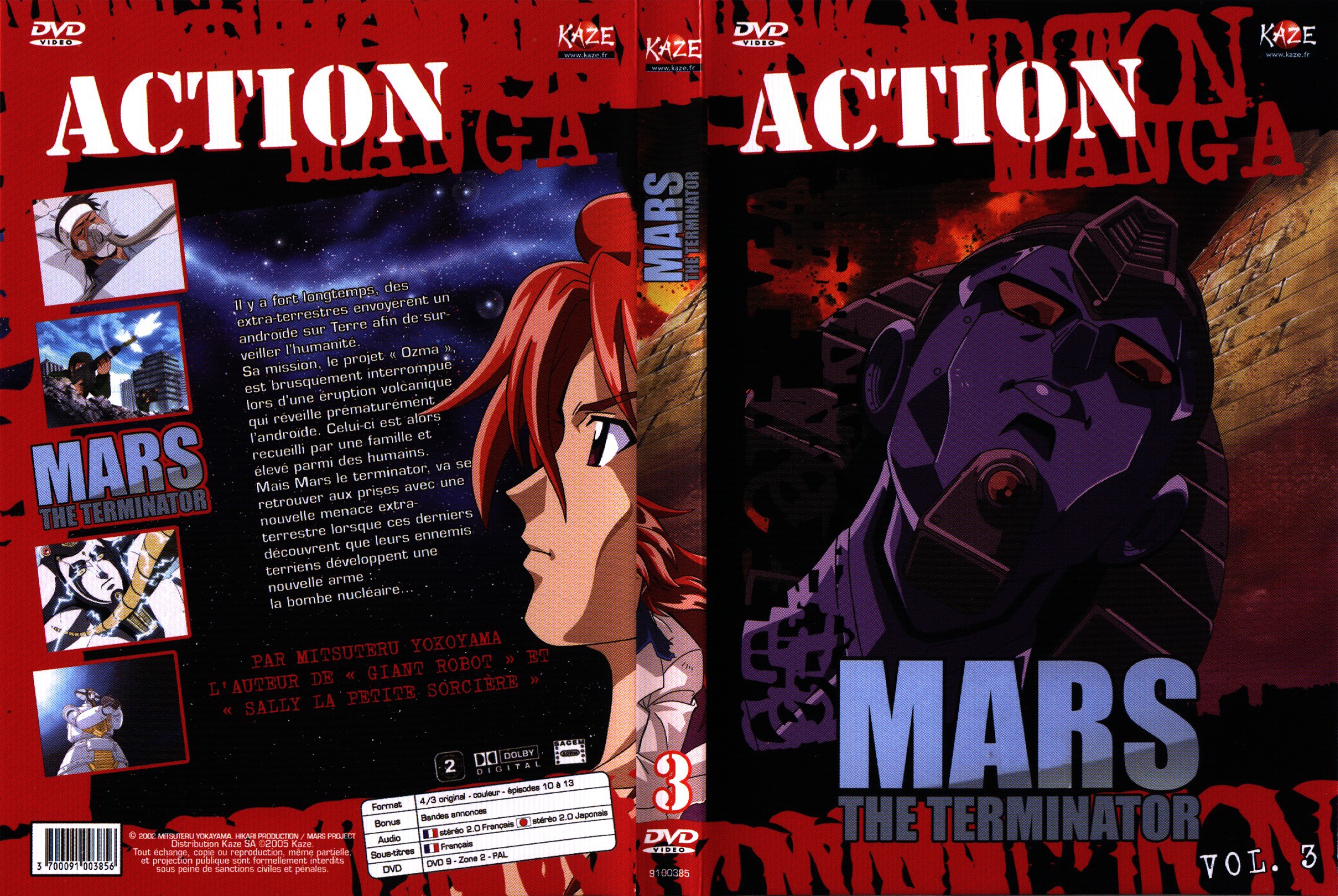 Jaquette DVD Mars the terminator vol 3