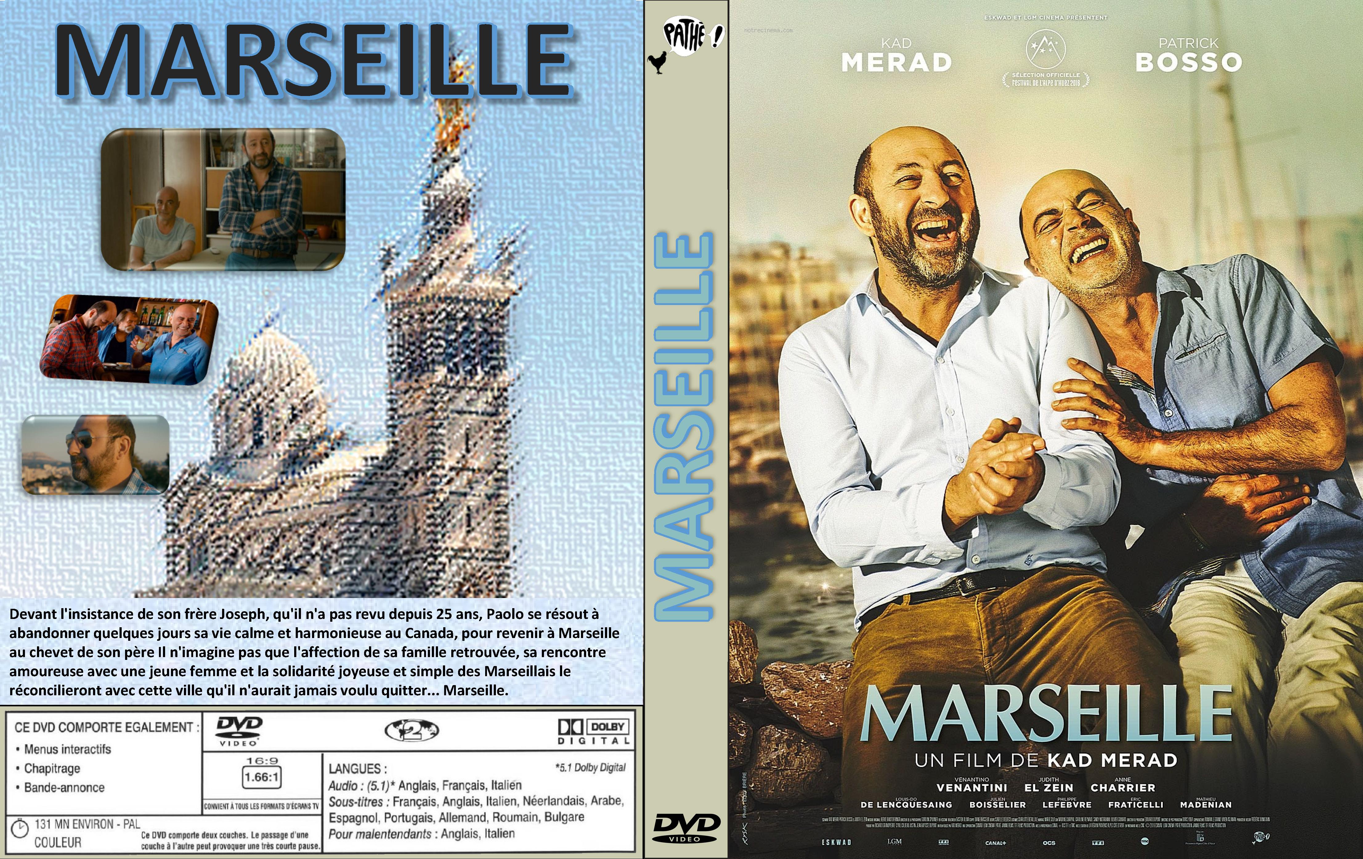 Jaquette DVD Marseille custom