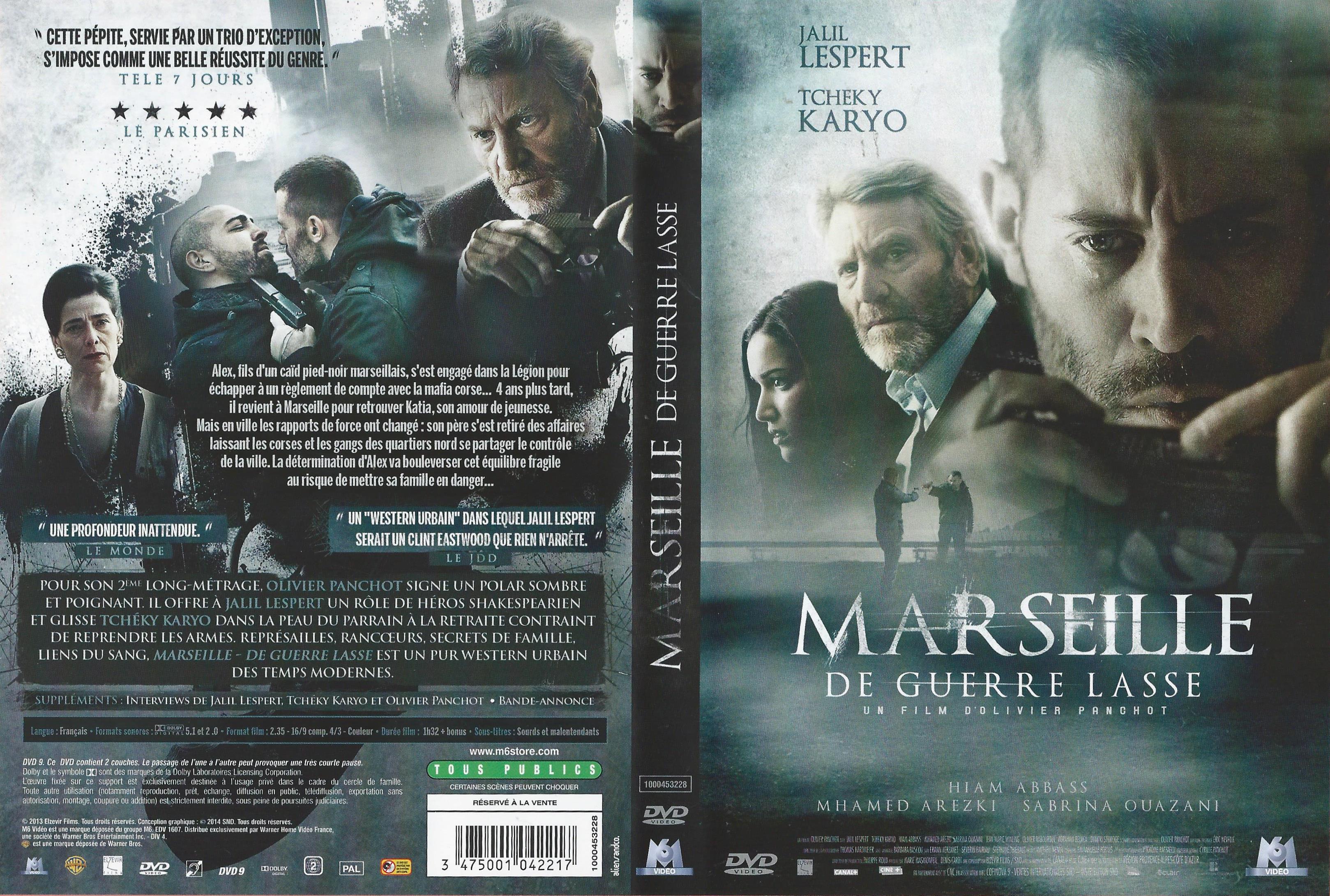 Jaquette DVD Marseille de guerre lasse