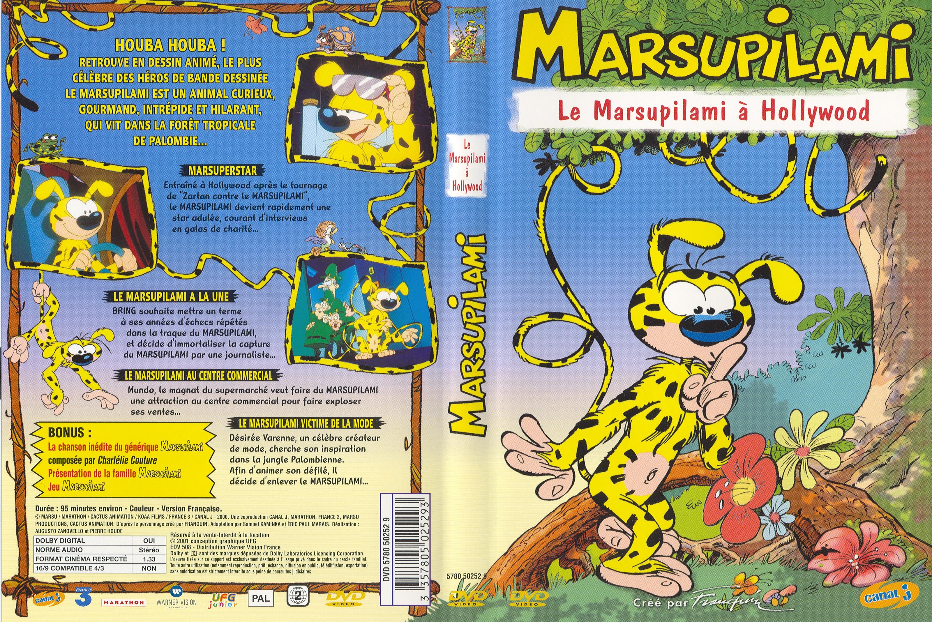 Jaquette DVD Marsupilami - Le Marsupilami  Hollywood