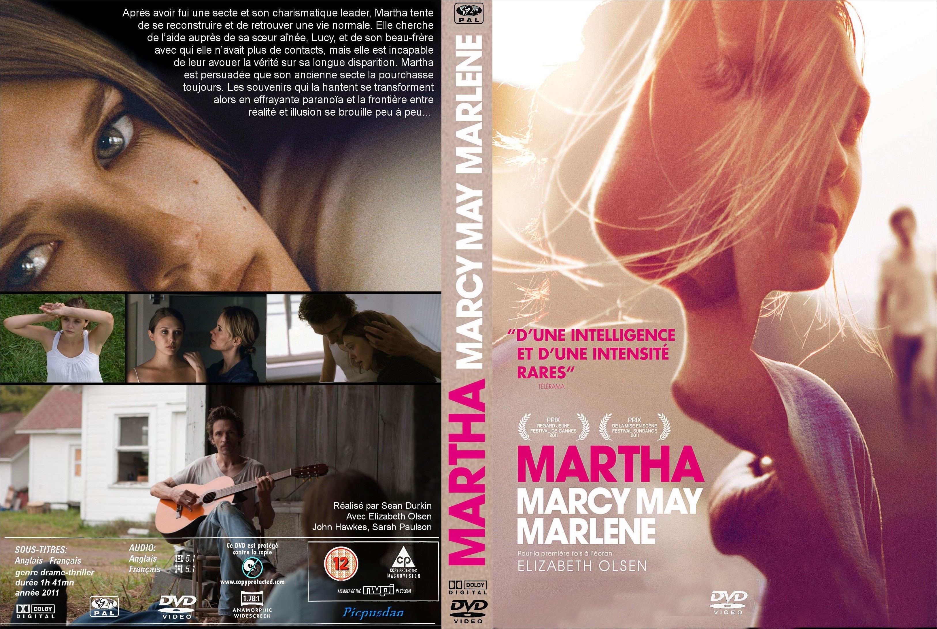Jaquette DVD Martha Marcy May Marlne custom