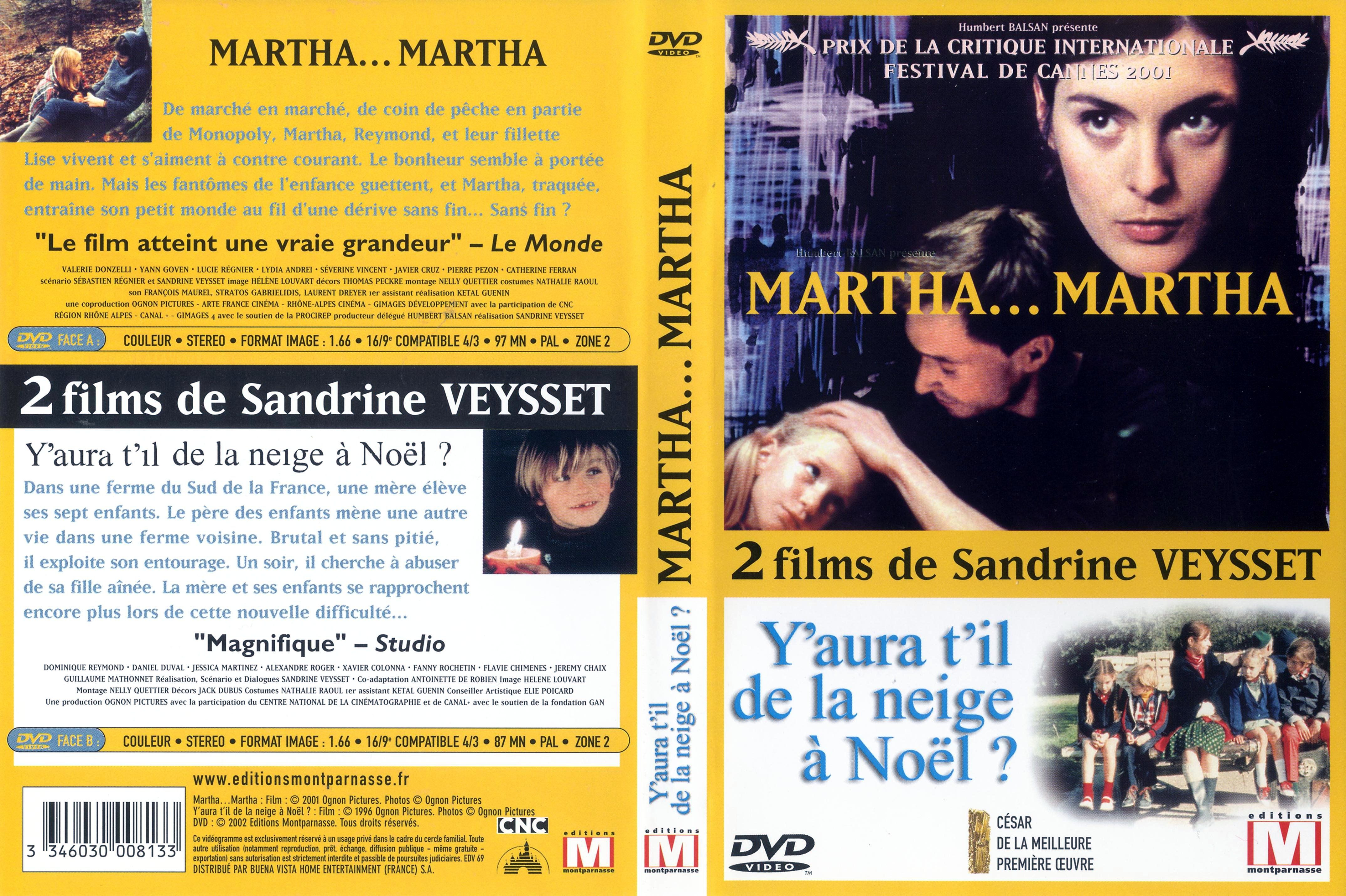Jaquette DVD Martha Martha - Y