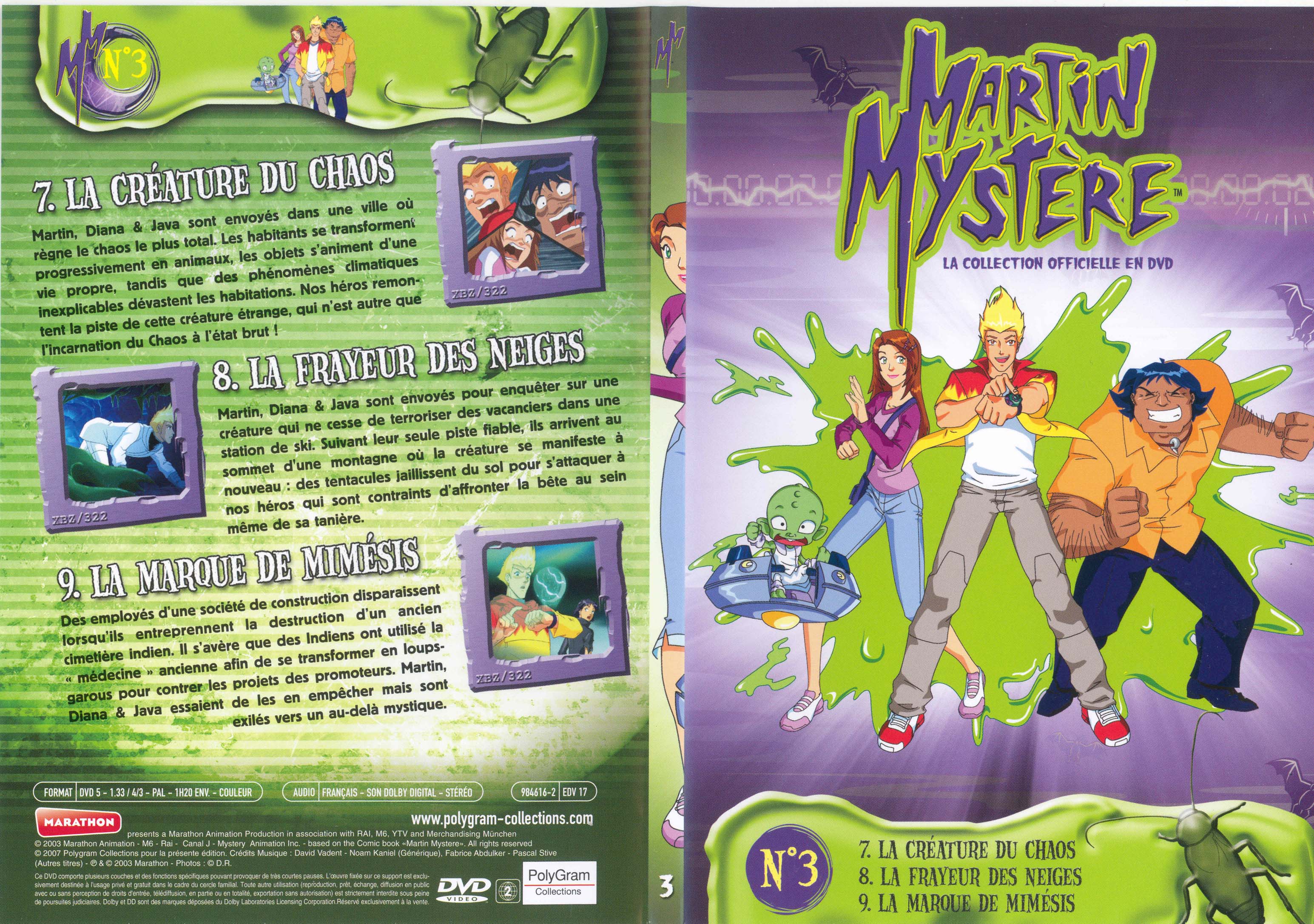 Jaquette DVD Martin Mystre vol 3