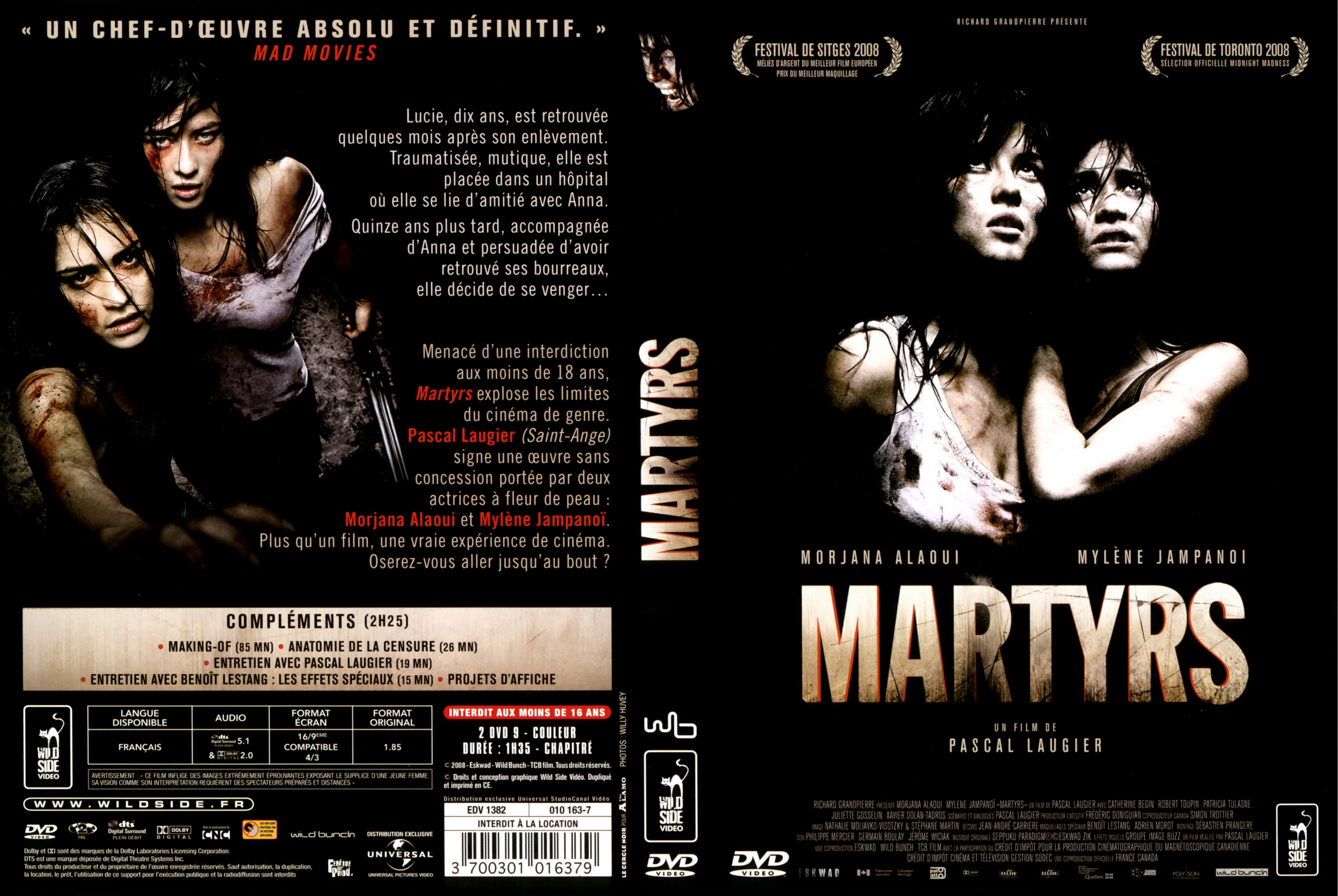 Jaquette DVD Martyrs