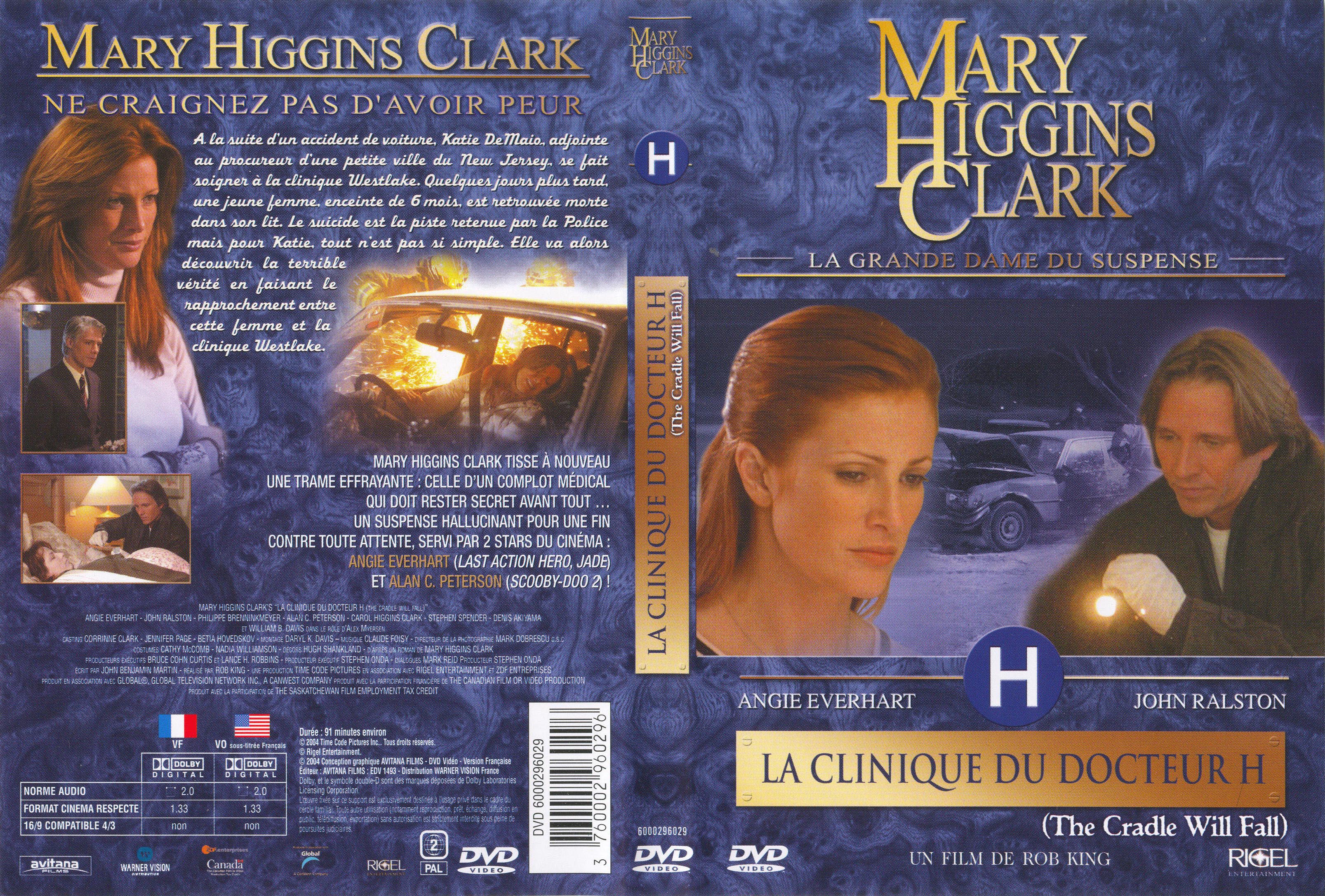 Jaquette DVD Mary Higgins Clark vol 10 - La clinique du docteur H v2