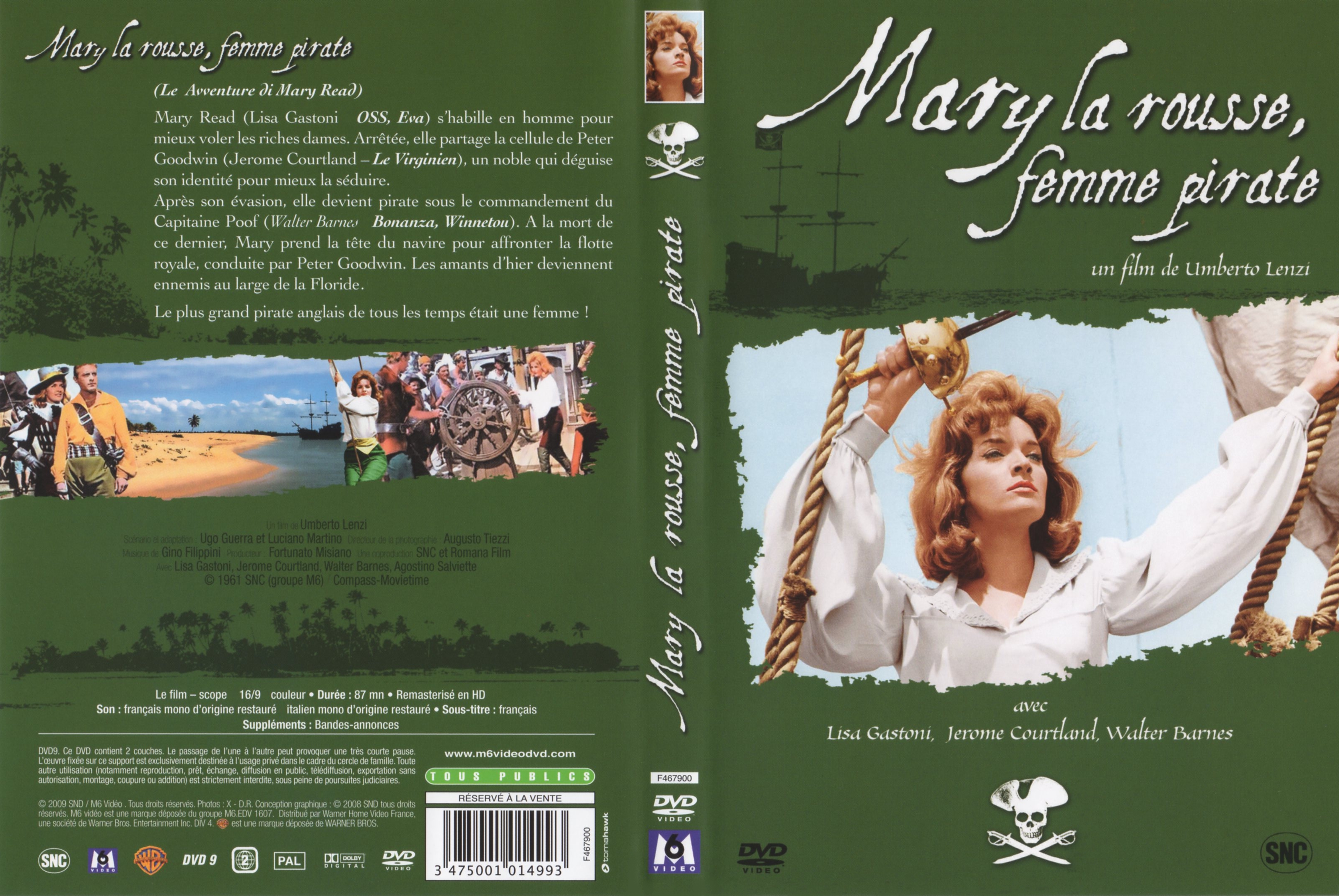 Jaquette DVD Mary La rousse femme pirate