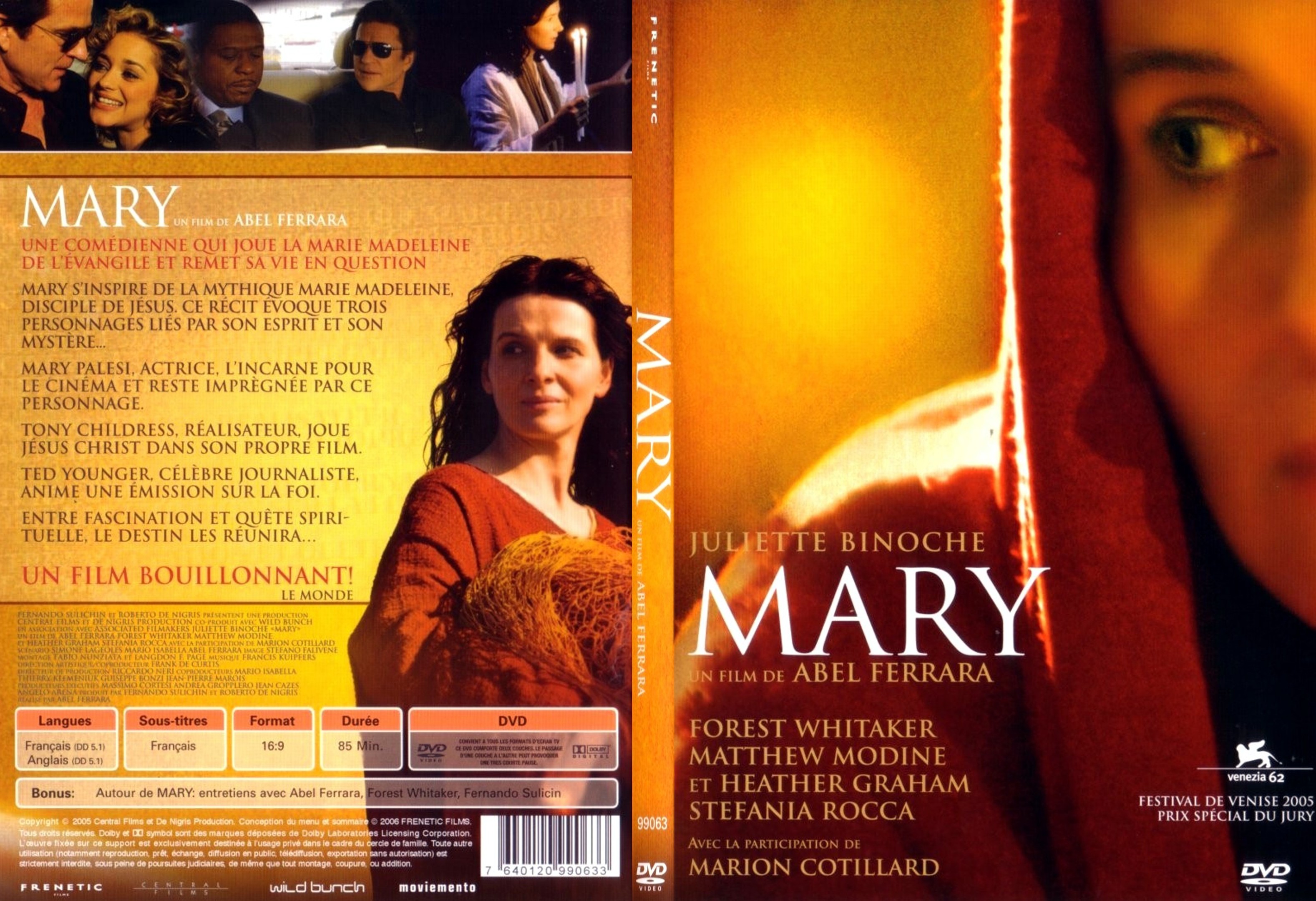 Jaquette DVD Mary - SLIM