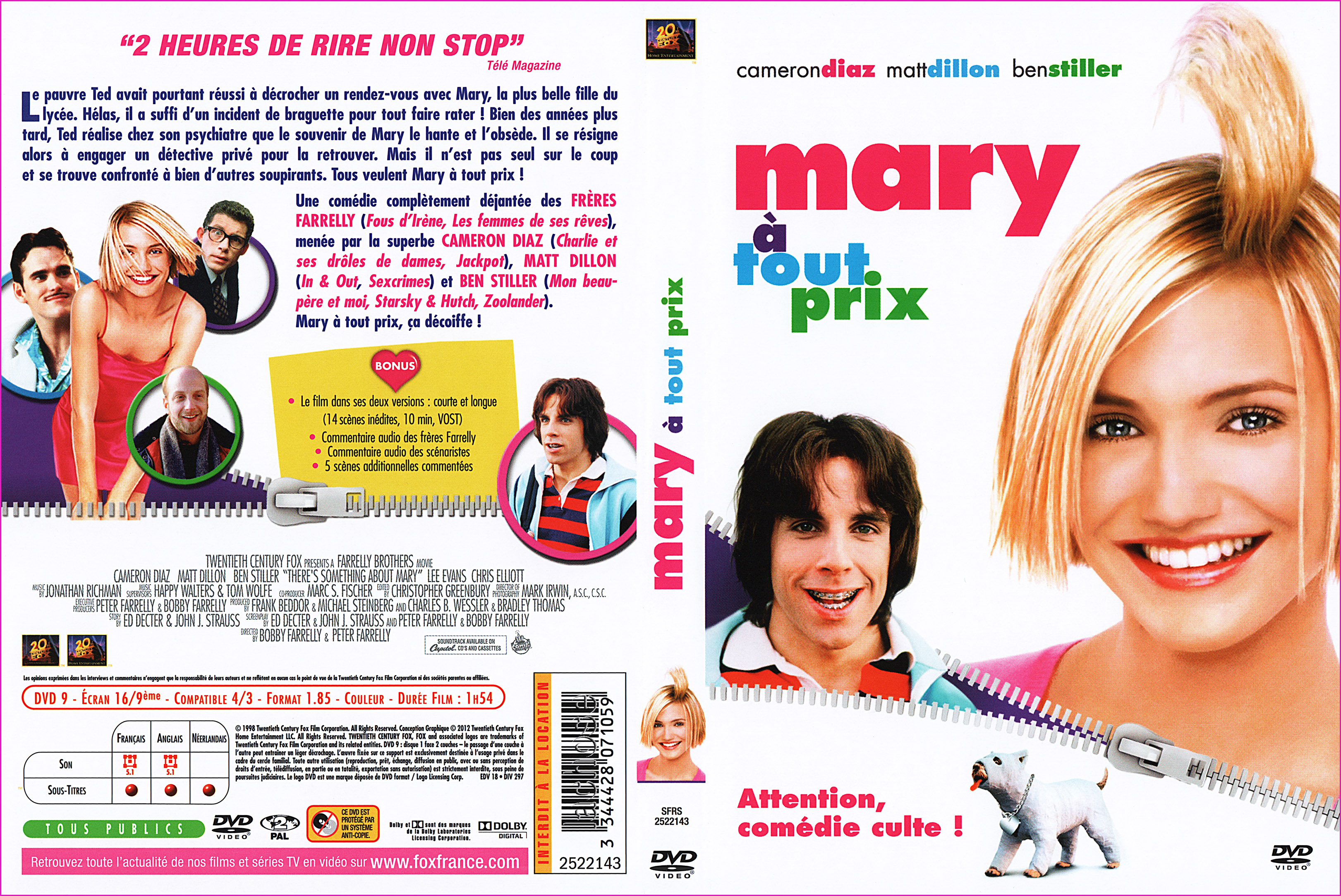 Jaquette DVD Mary  tout prix v3