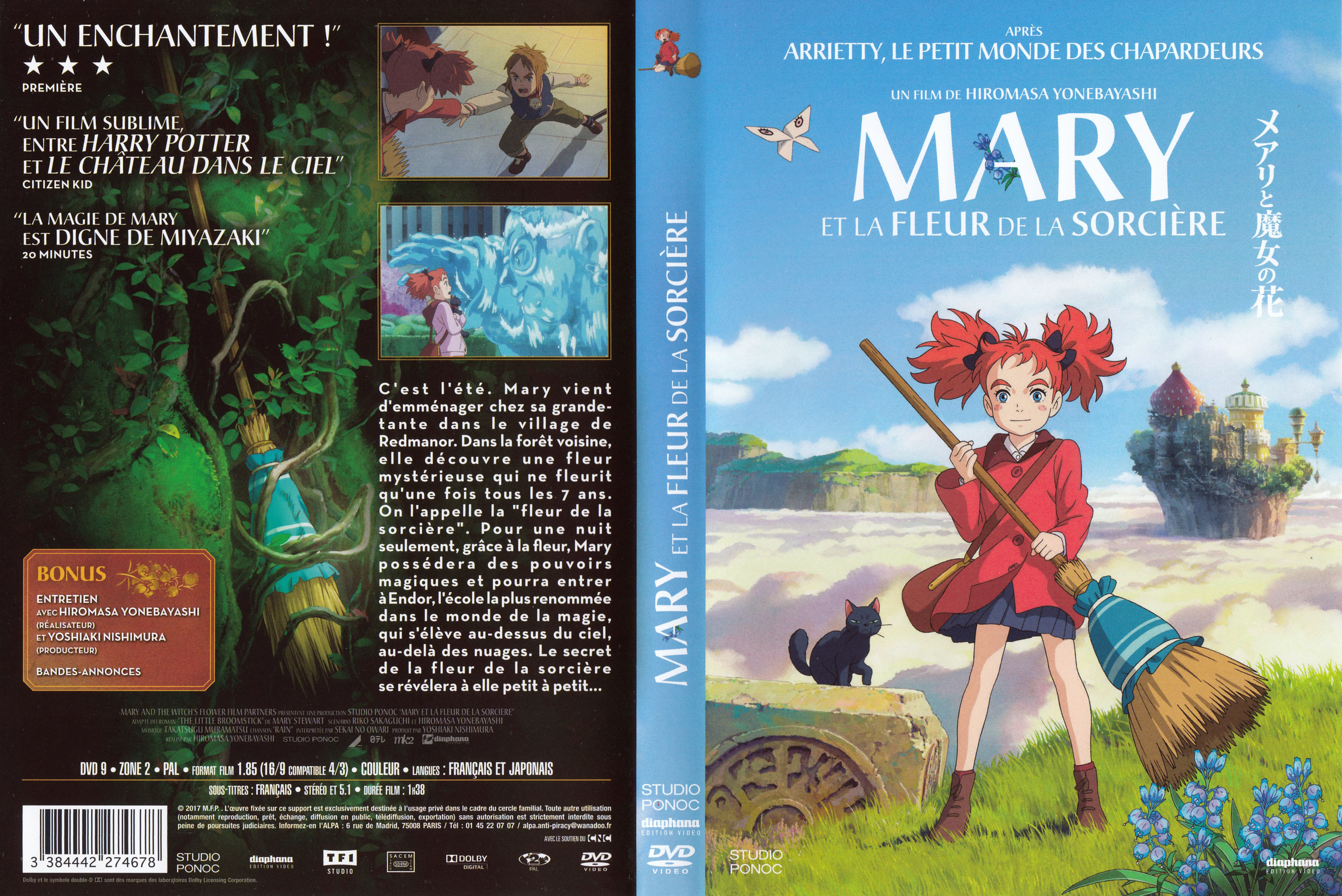 Jaquette DVD Mary et la fleur de la sorciere