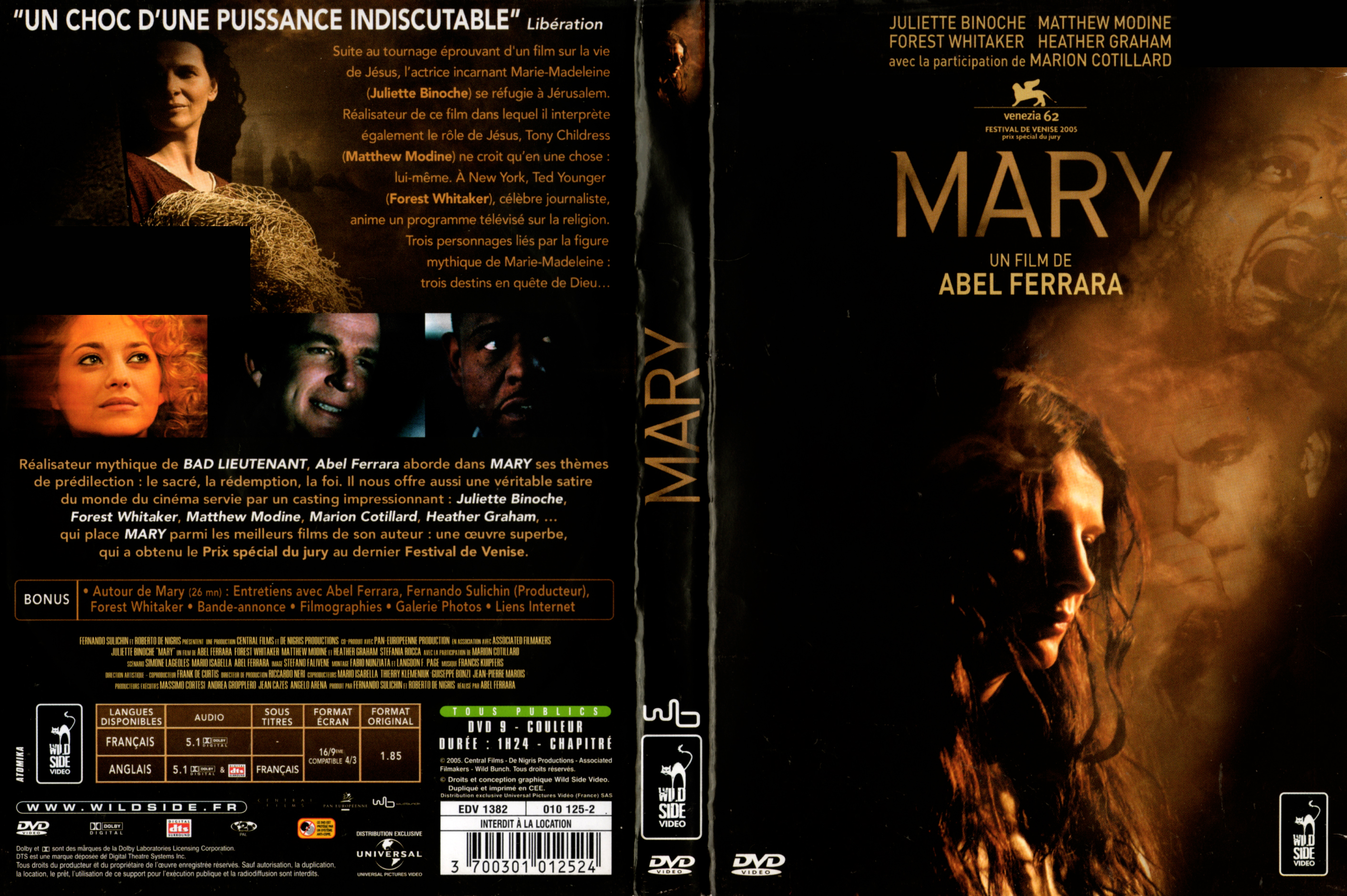Jaquette DVD Mary v2