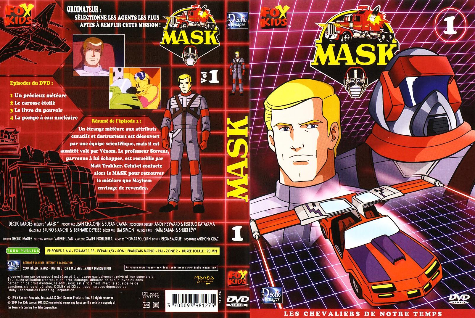 Jaquette DVD Mask Vol 1 v2