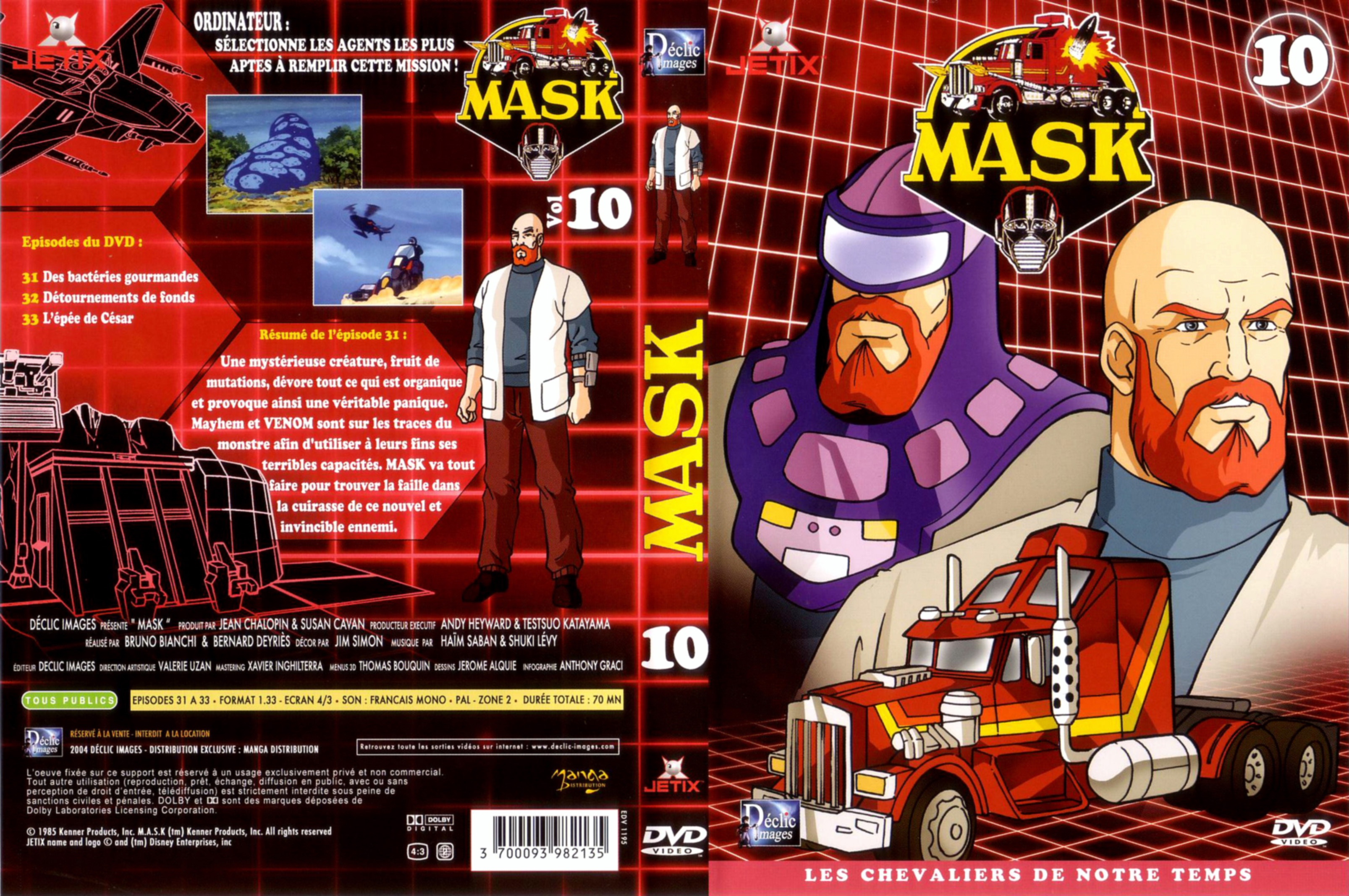 Jaquette DVD Mask vol 10