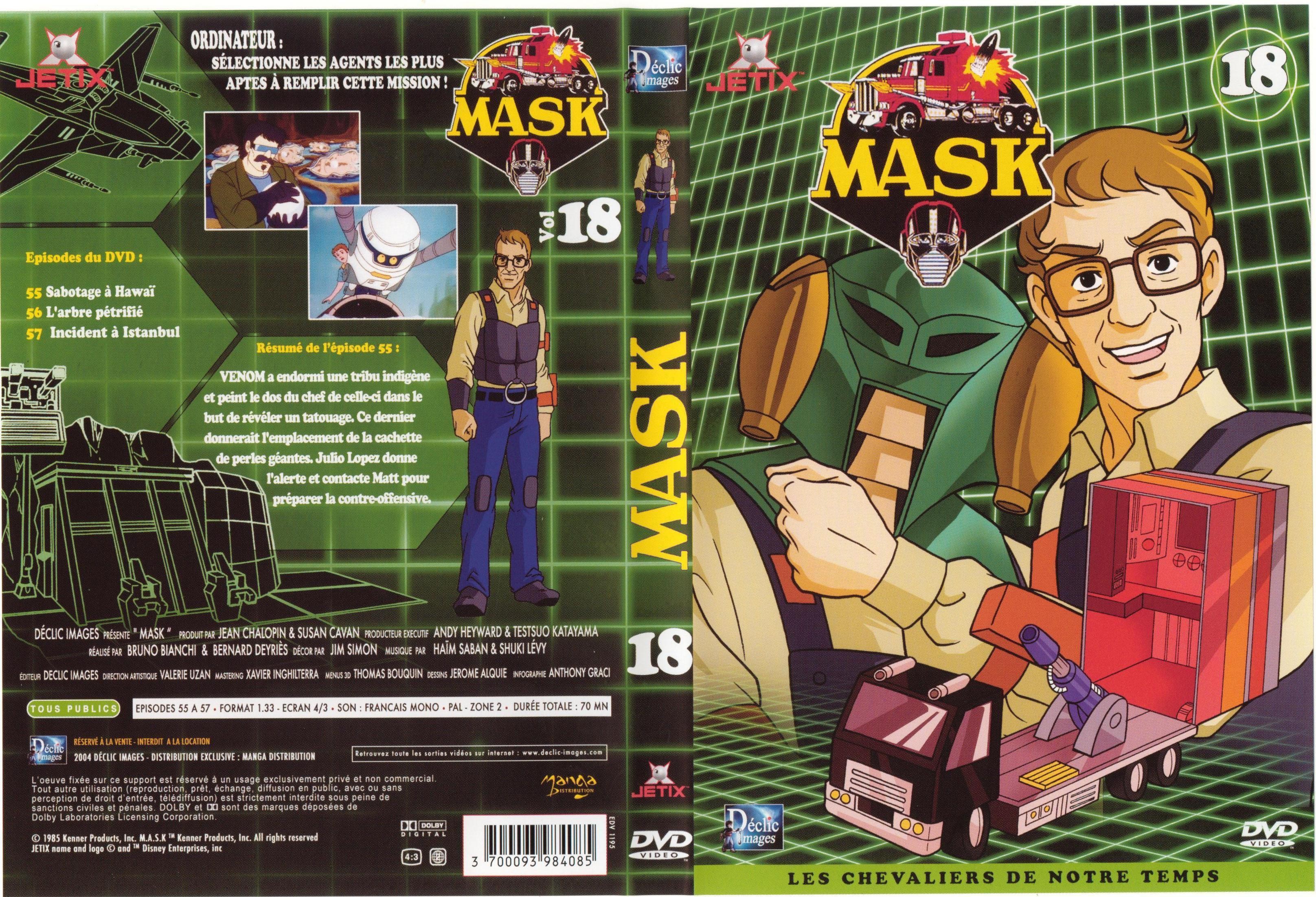 Jaquette DVD Mask vol 18