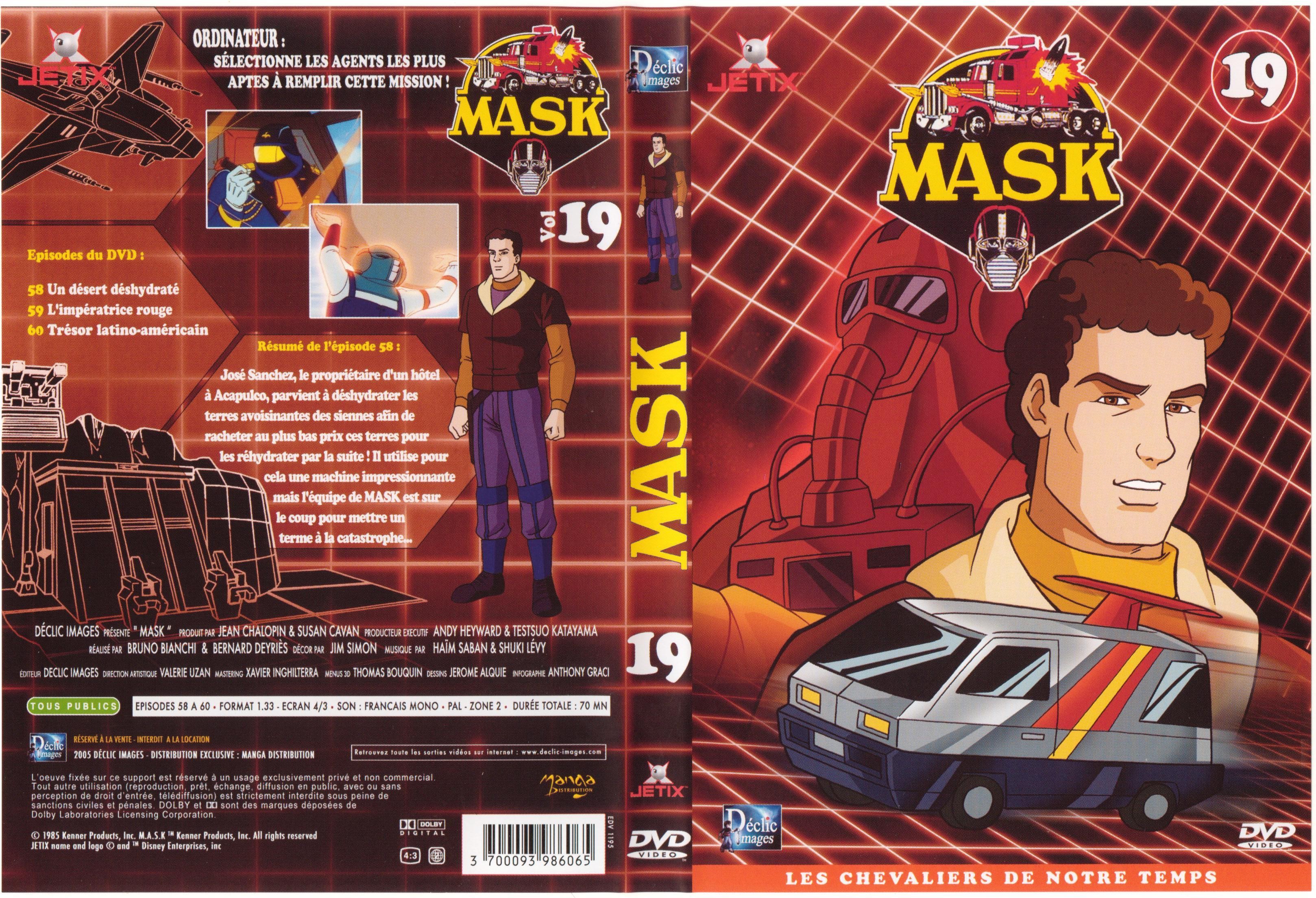 Jaquette DVD Mask vol 19