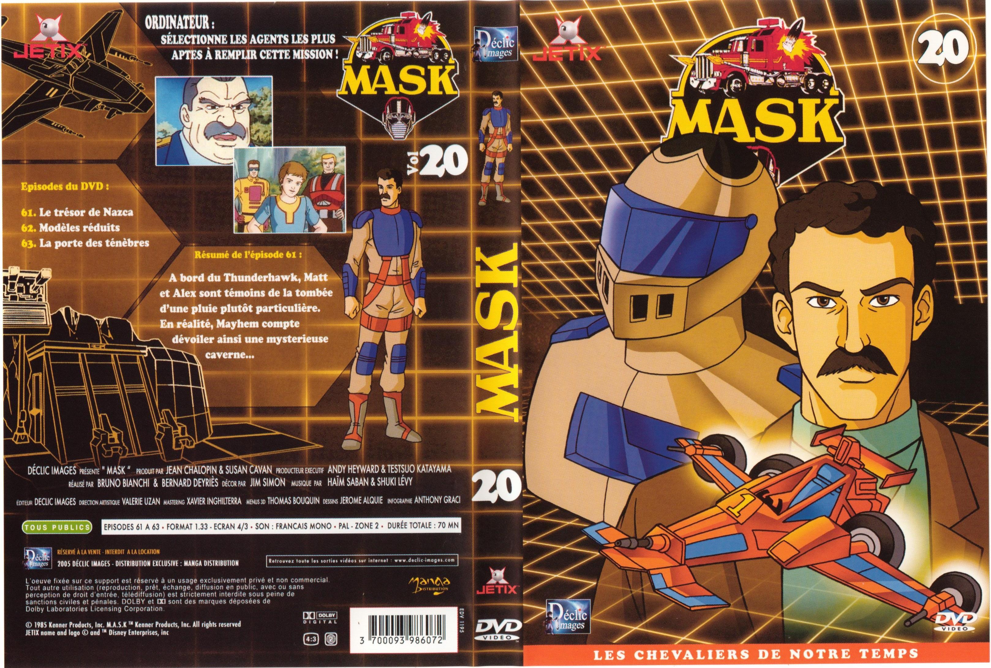 Jaquette DVD Mask vol 20