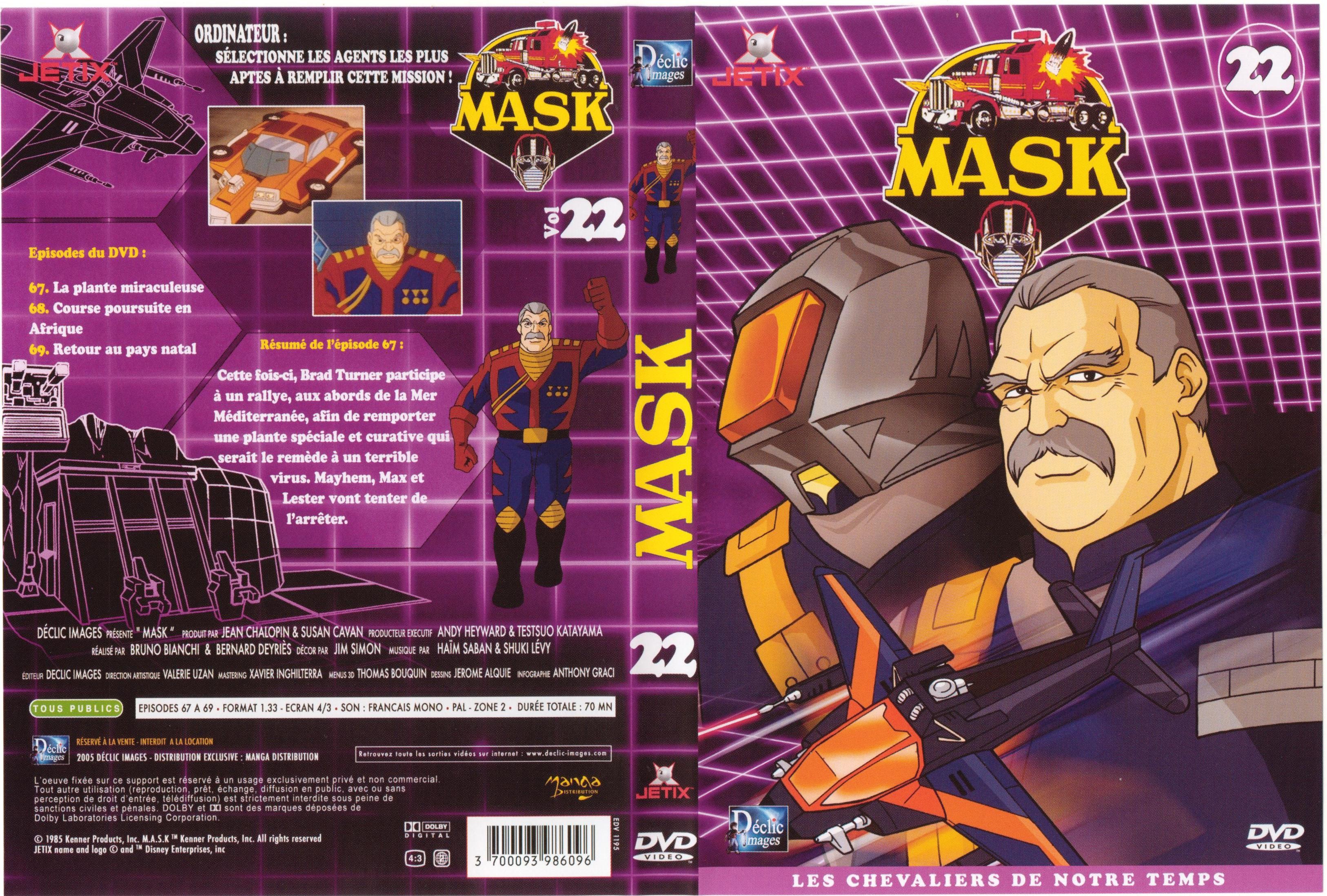 Jaquette DVD Mask vol 22