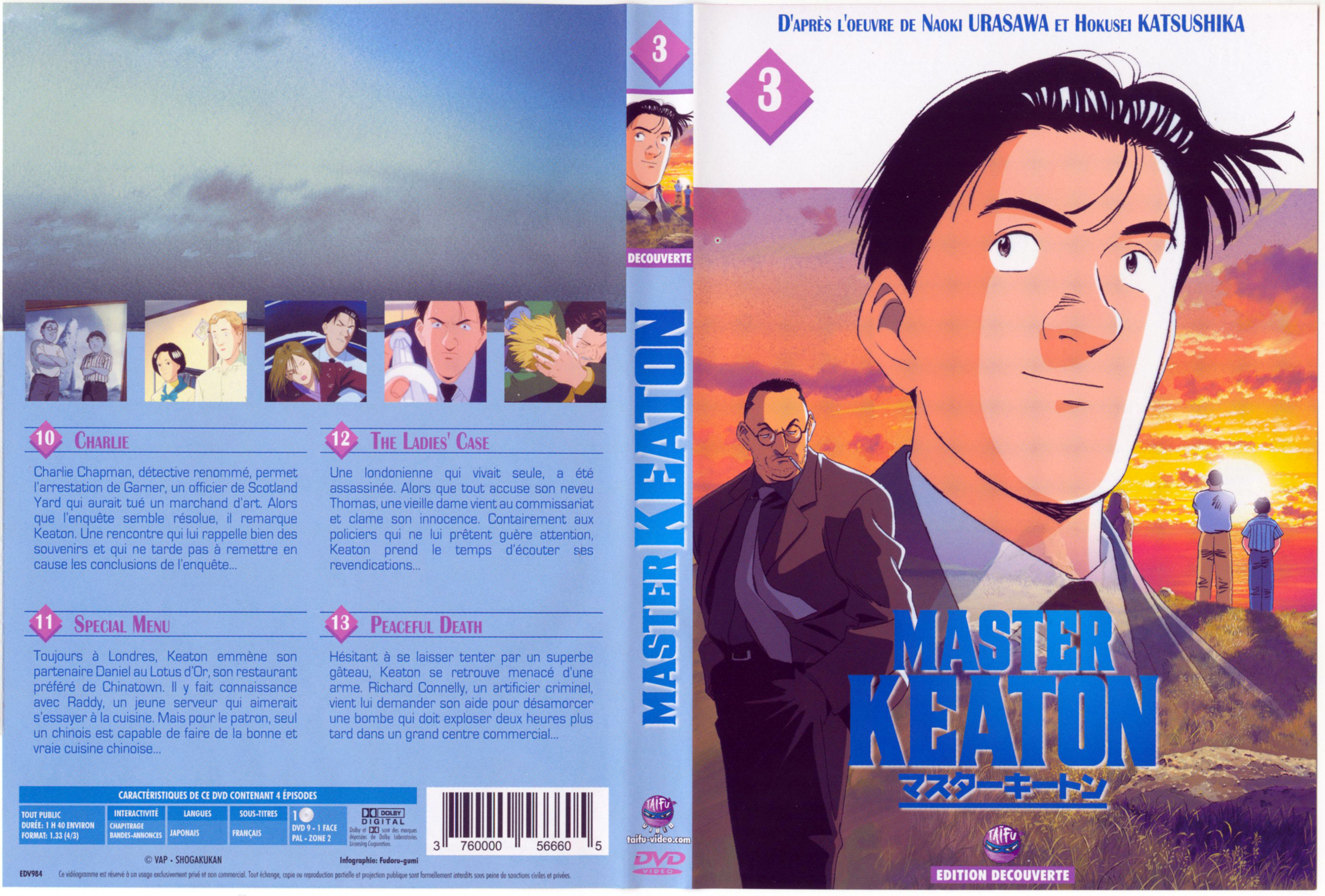Jaquette DVD Master Keaton vol 03