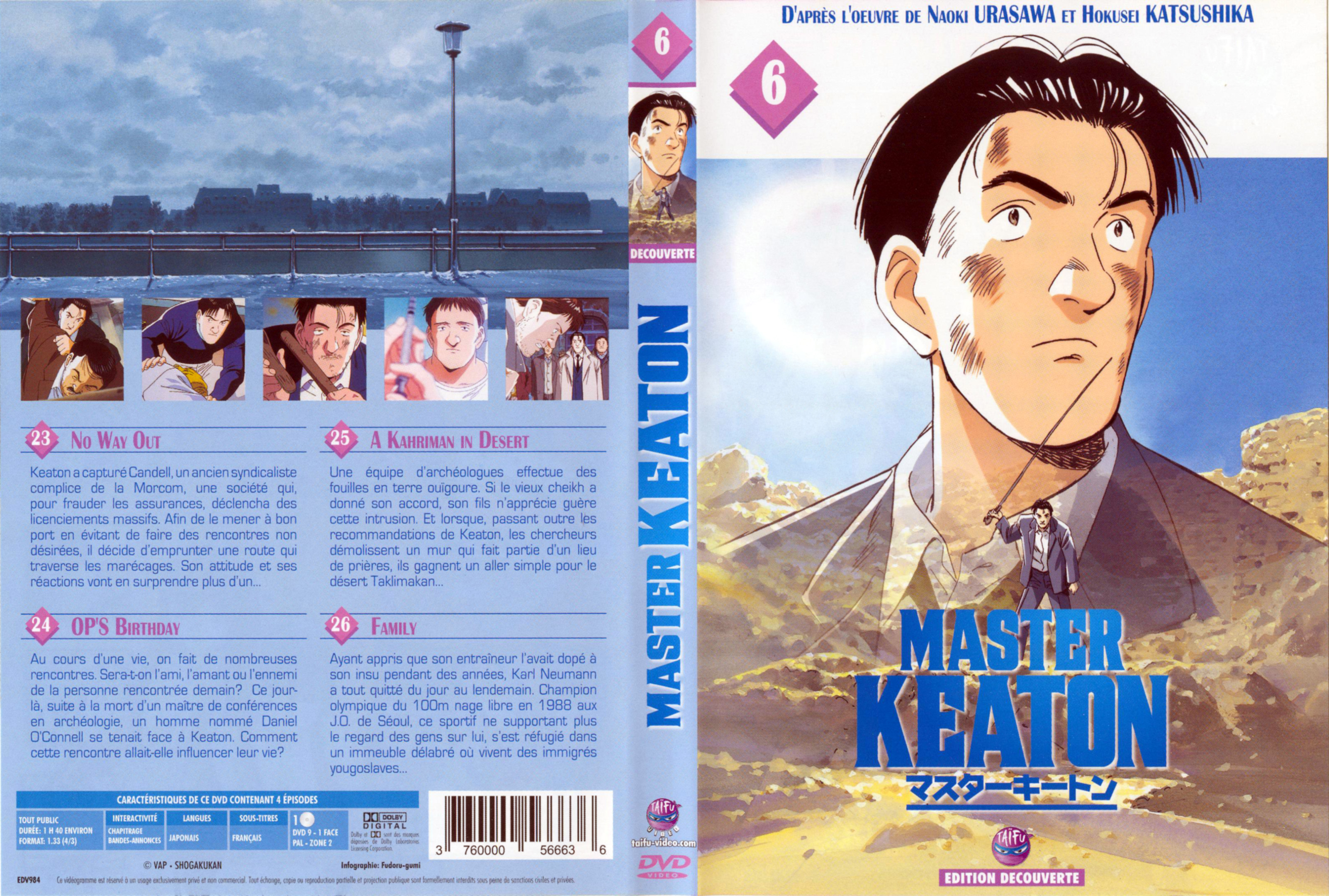Jaquette DVD Master Keaton vol 06