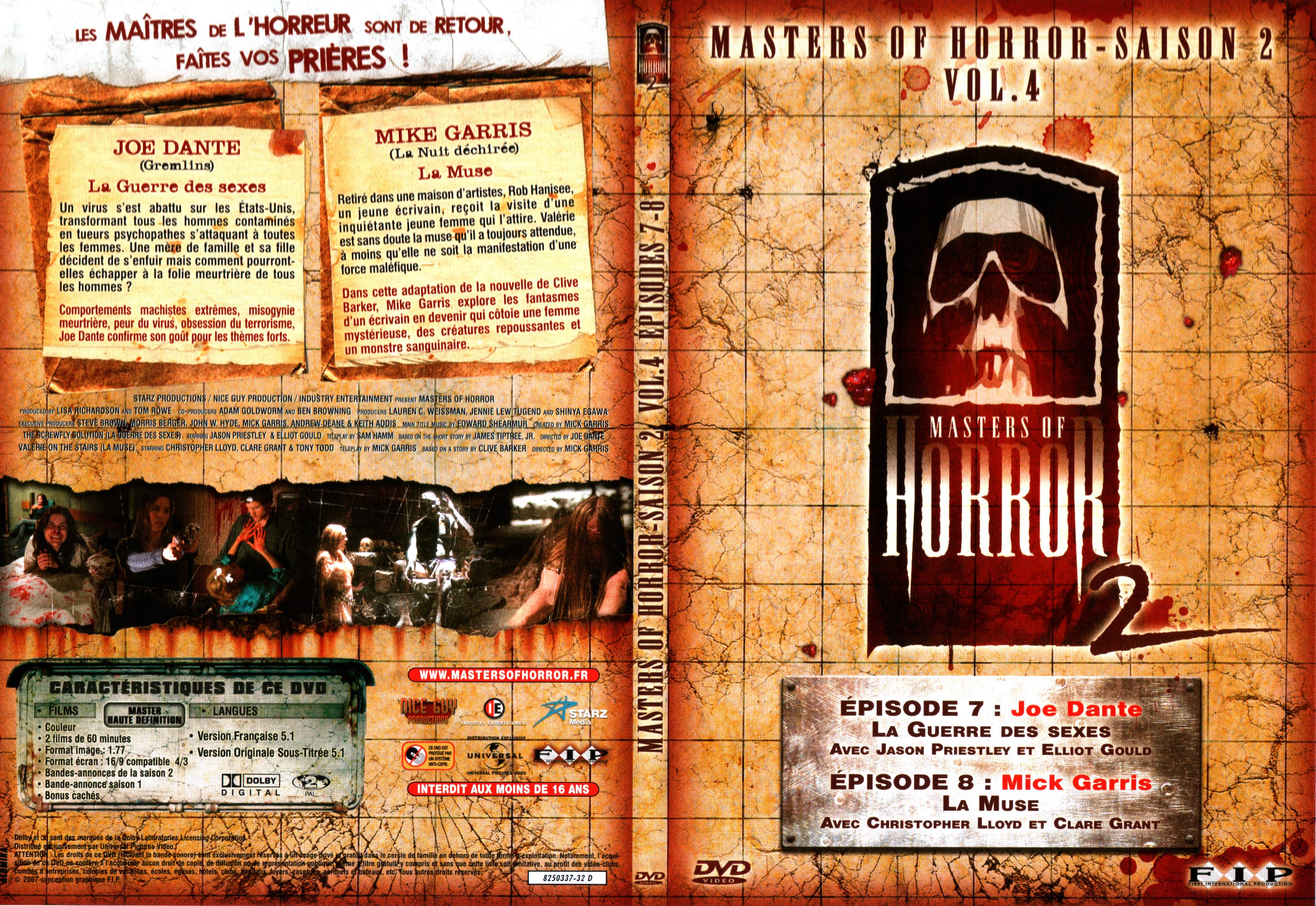 Jaquette DVD Masters of horror Saison 2 vol 4