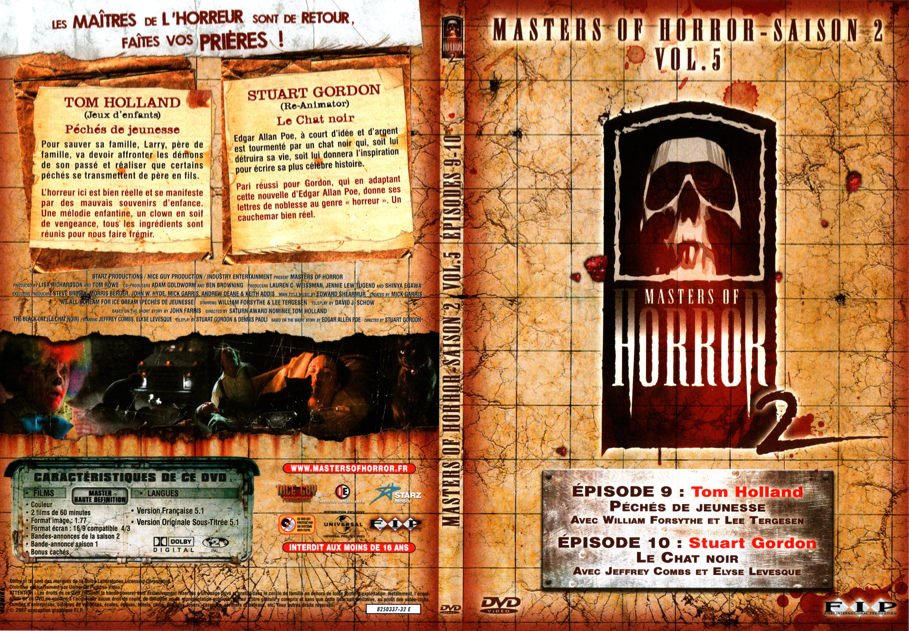 Jaquette DVD Masters of horror Saison 2 vol 5