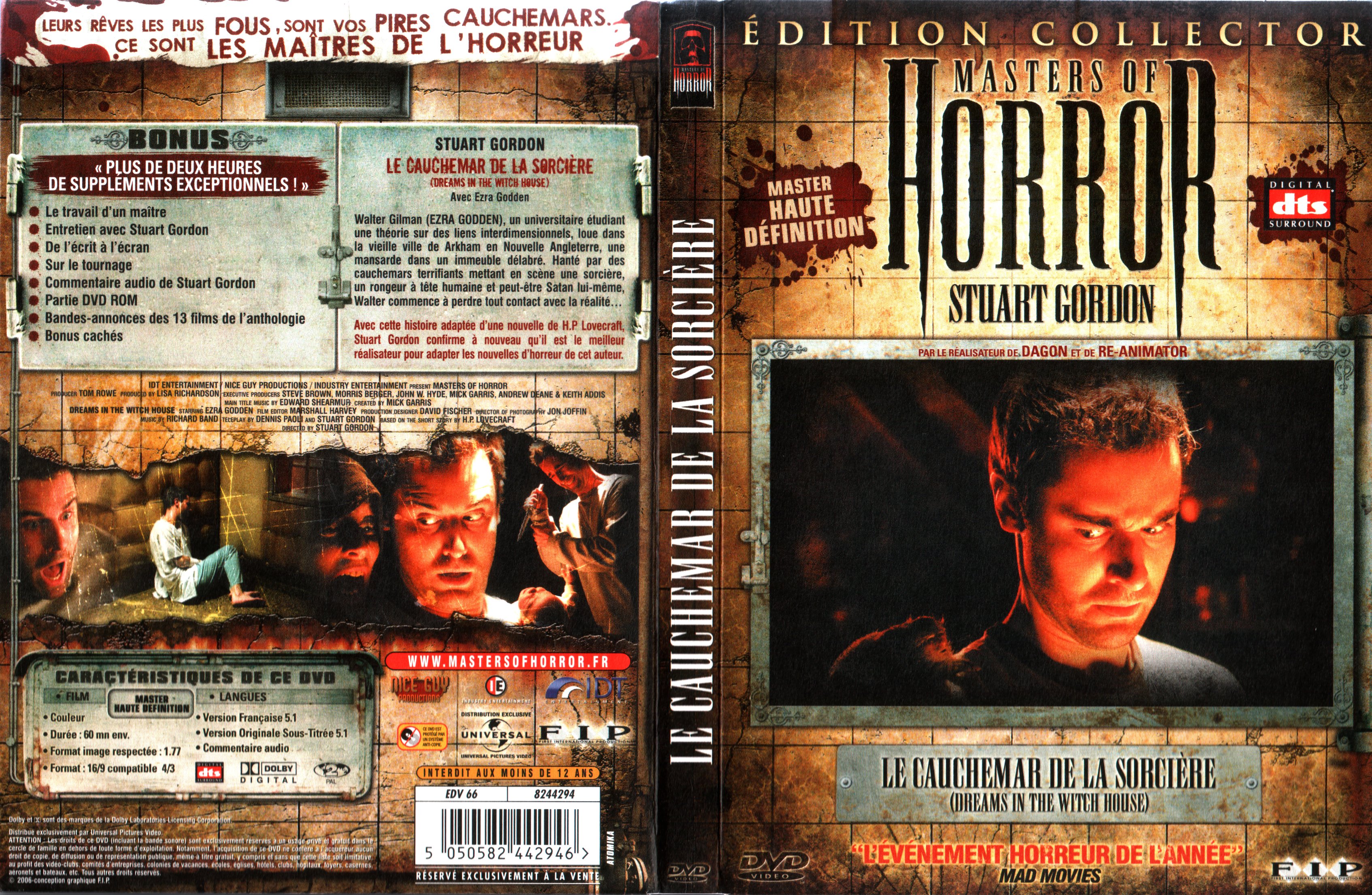 Jaquette DVD Masters of horror - Le cauchemar de la sorcire