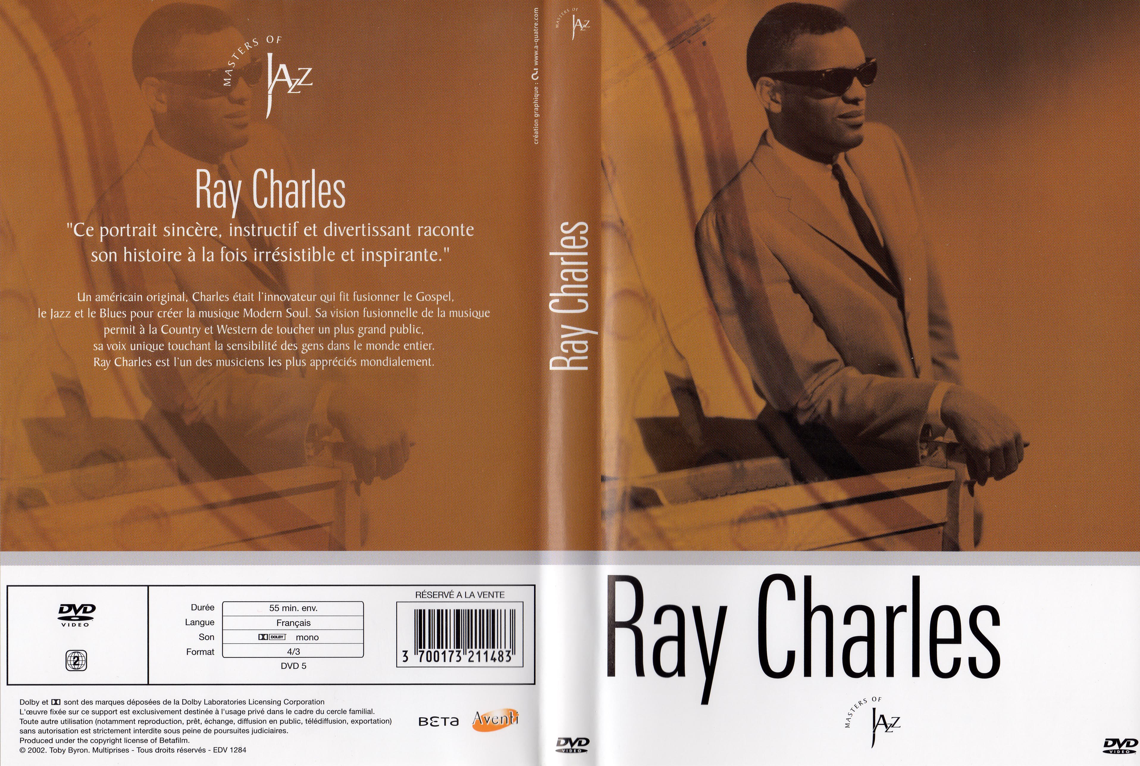 Jaquette DVD Masters of jazz - Ray Charles